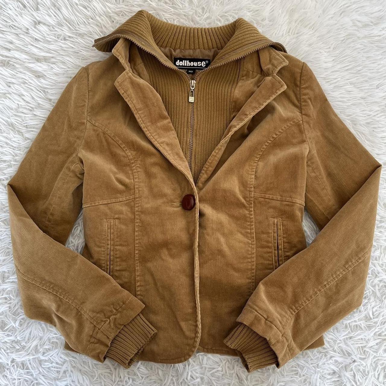 Dollhouse Women's Tan Jacket Depop