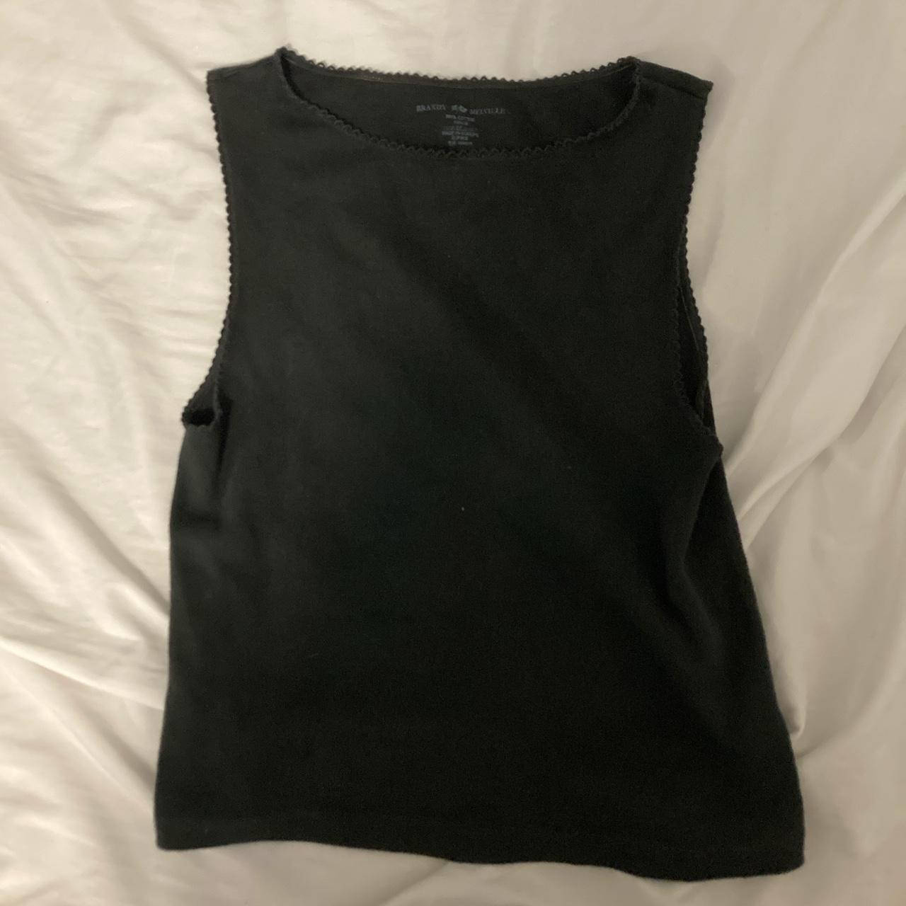 Brandy Melville black boat neck top New without... - Depop