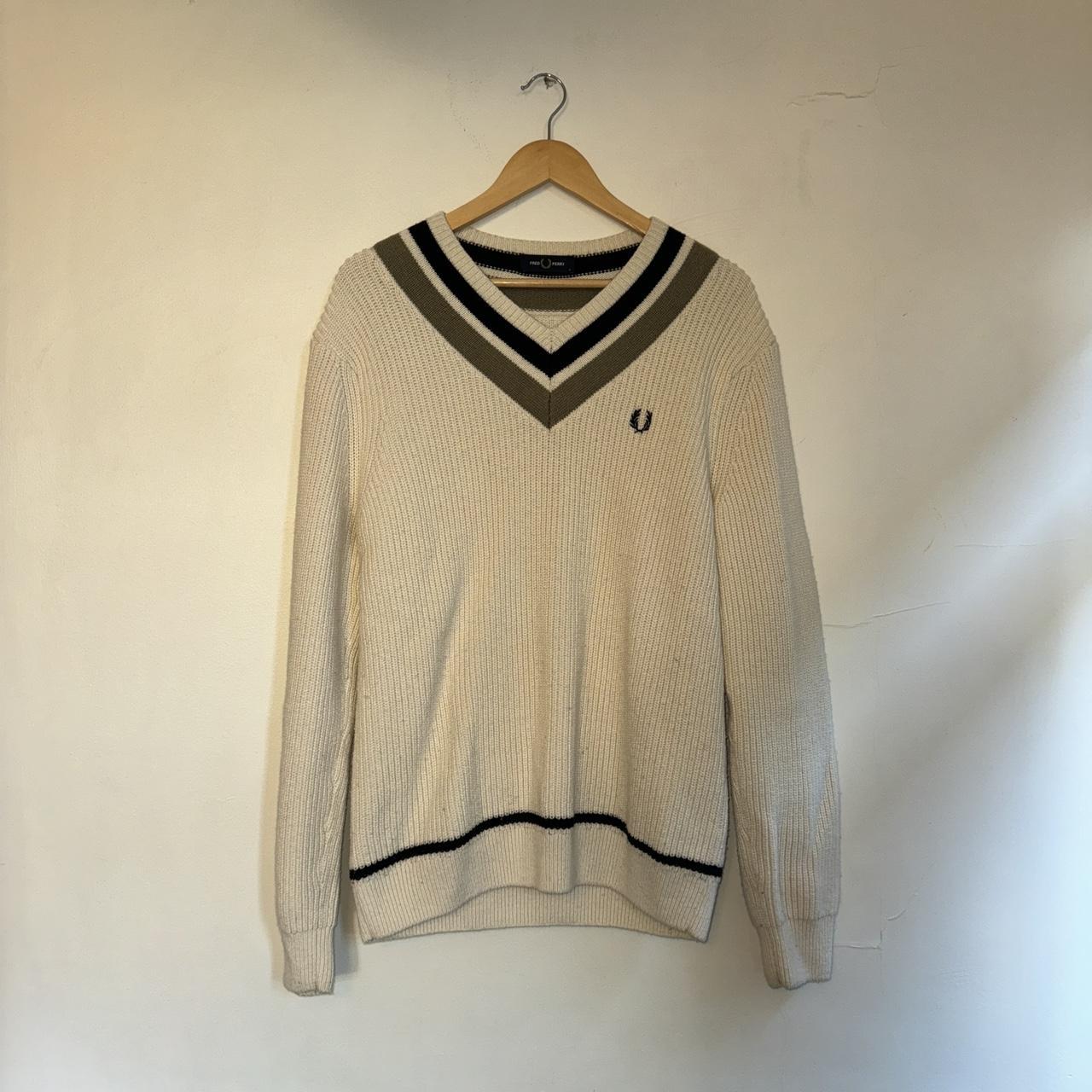 Fred perry 2025 cricket jumper