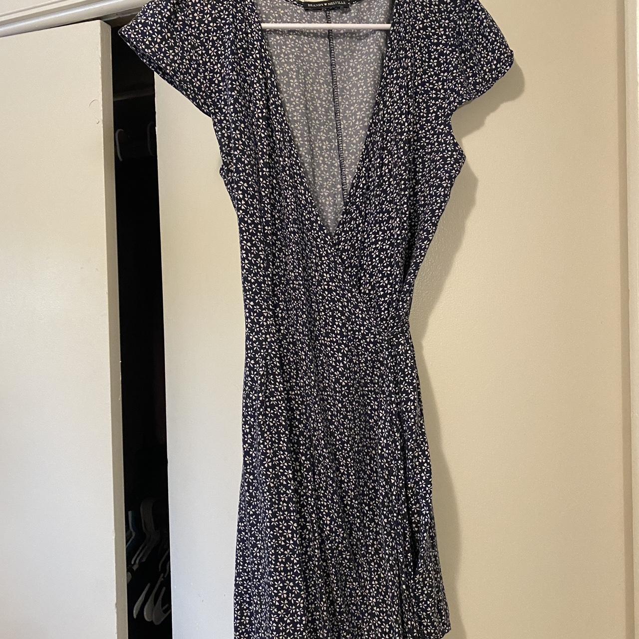 Brandy Melville wrap dress!! one size fits xsm Depop