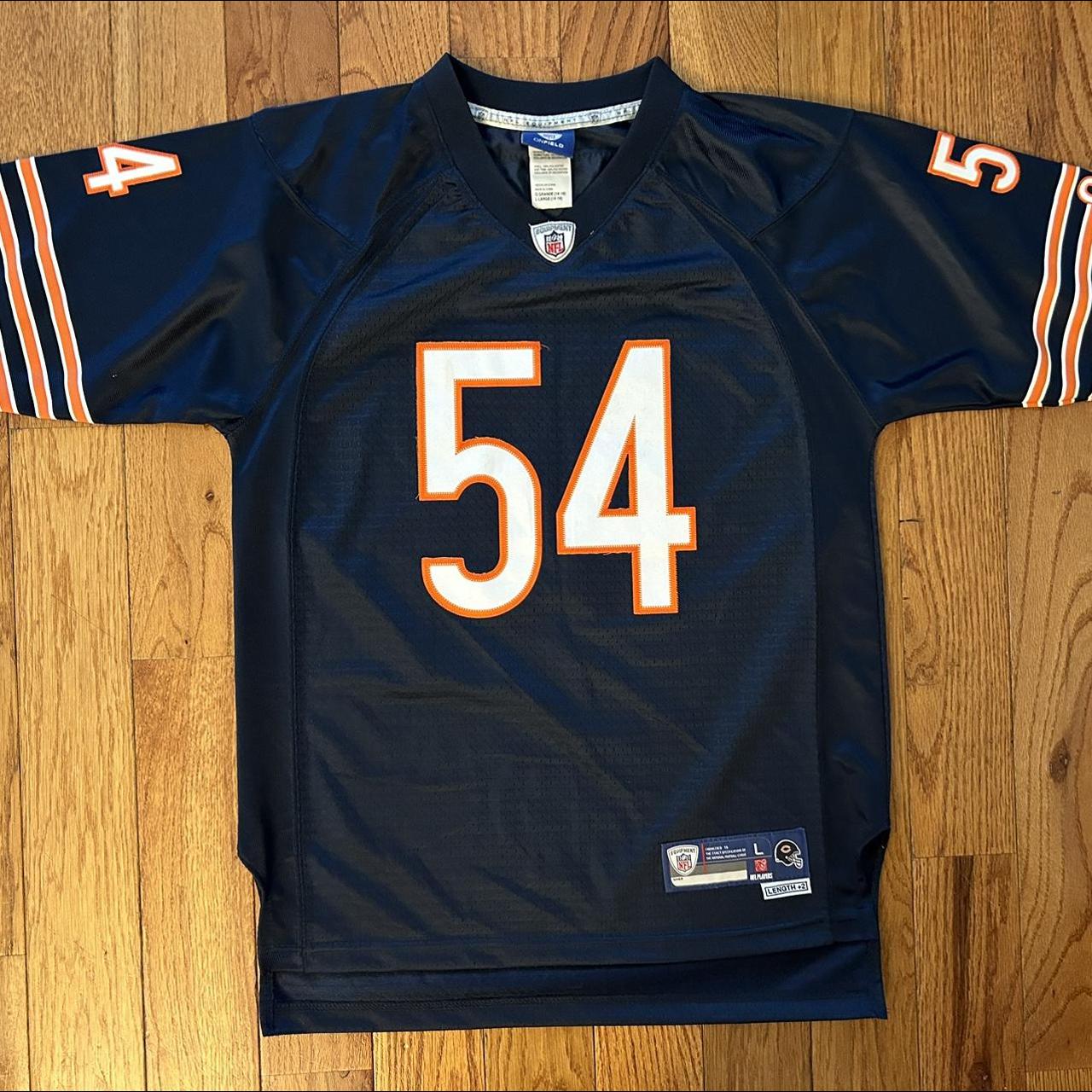 Chicago Bears Brian Urlacher jersey size xl mens white reebok