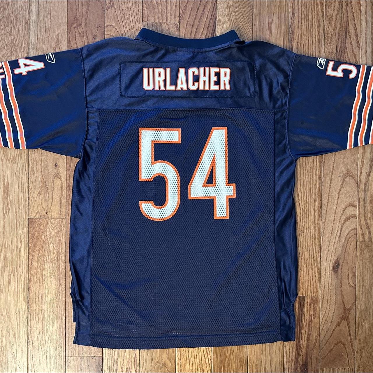 Reebok, Shirts, Orange Reebok Brian Urlacher Jersey 54