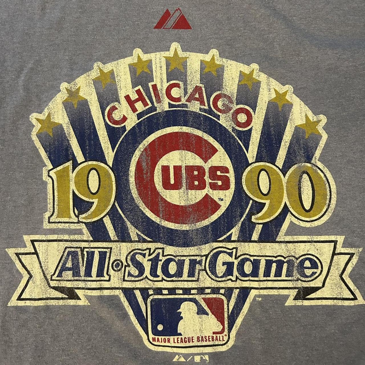 Vintage Chicago Cubs 1990 All Star Game Wrigley - Depop