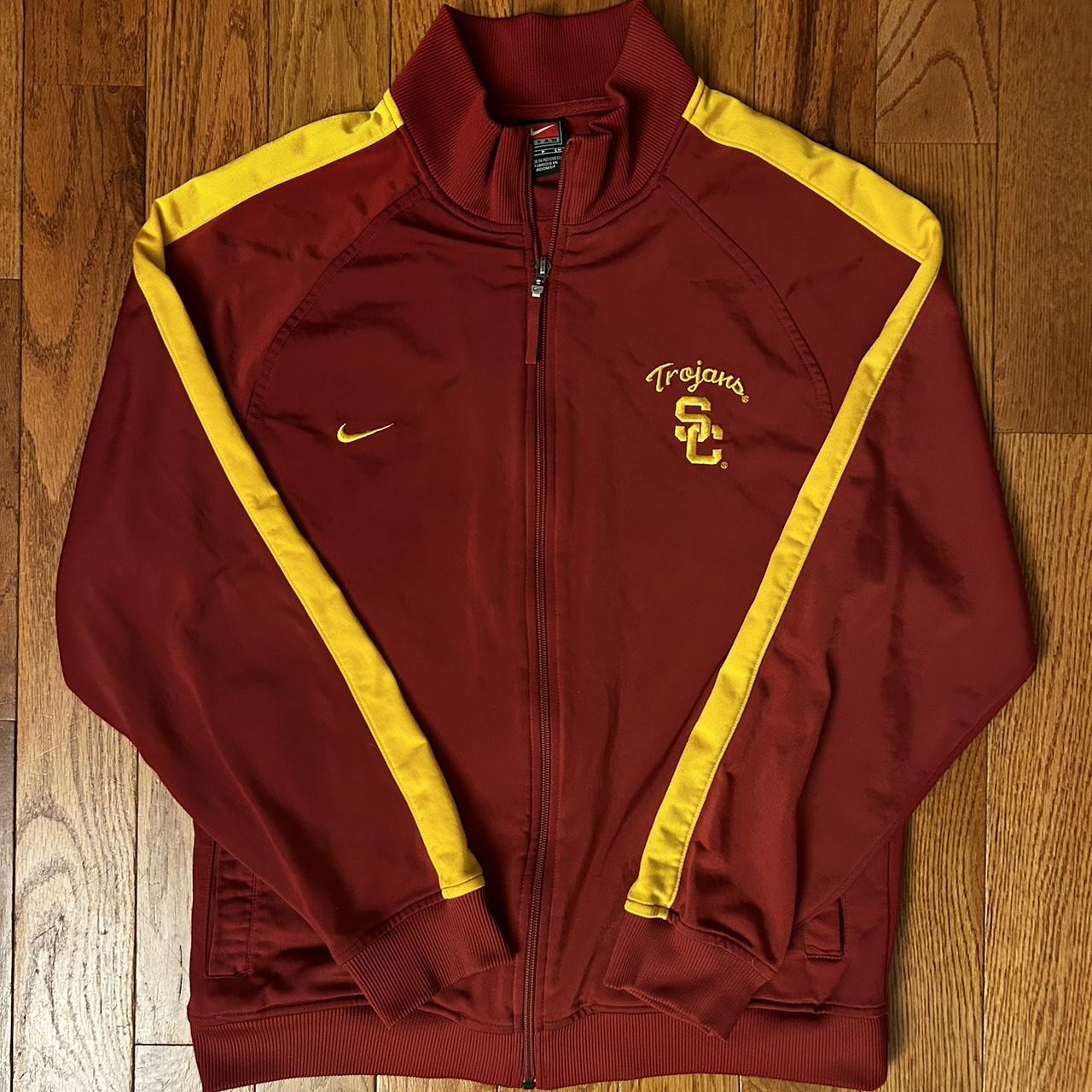Haan Whitney Kroniek USC Trojans Nike Vintage Track Jacket Sz Small #USC... - Depop