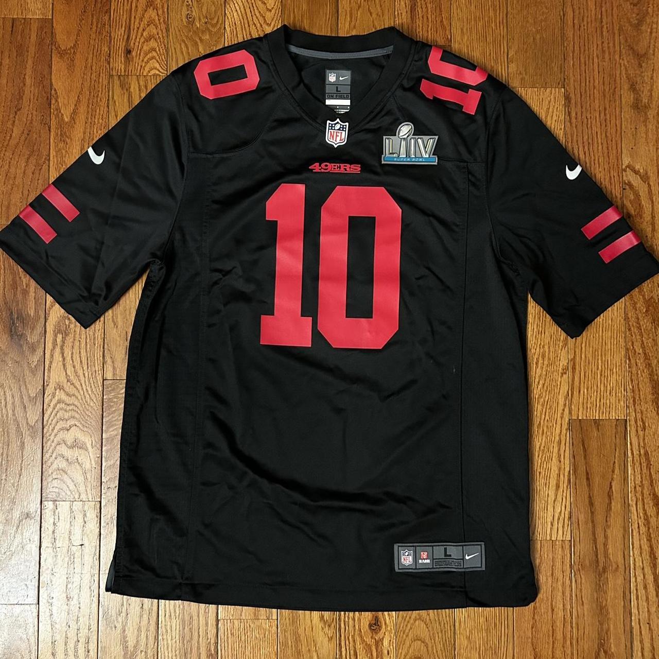 Nike ON FIELD San Francisco 49ers Jimmy Garoppolo Jersey Mens Size Large