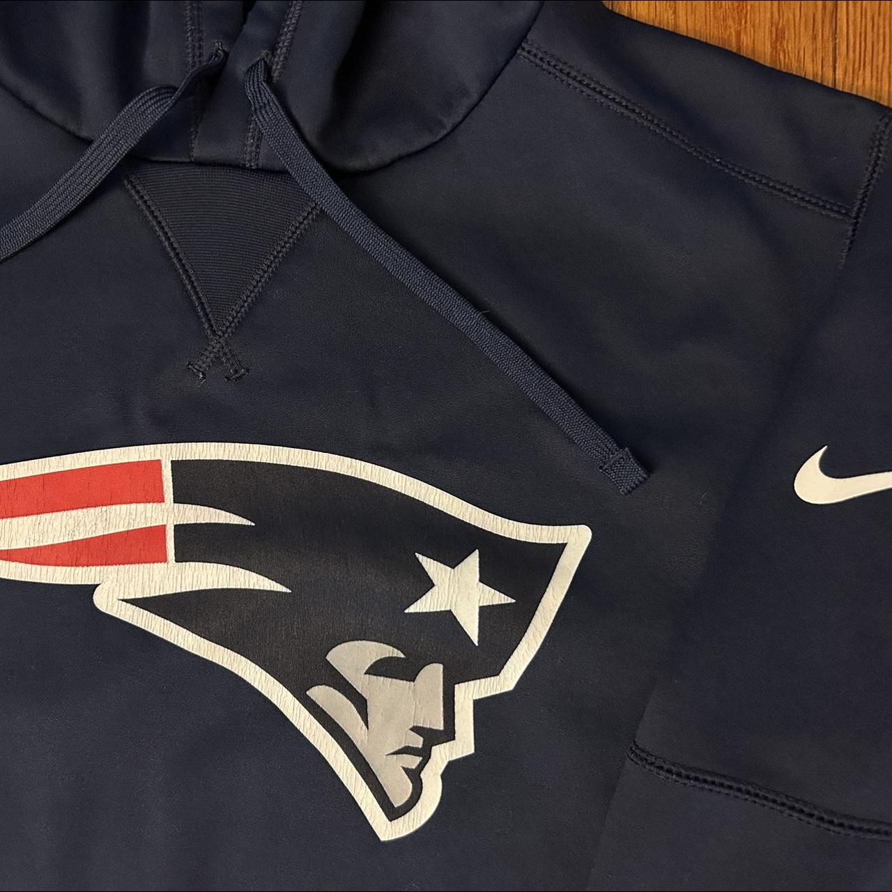 New England Patriots Nike Hoodie Sz - Depop