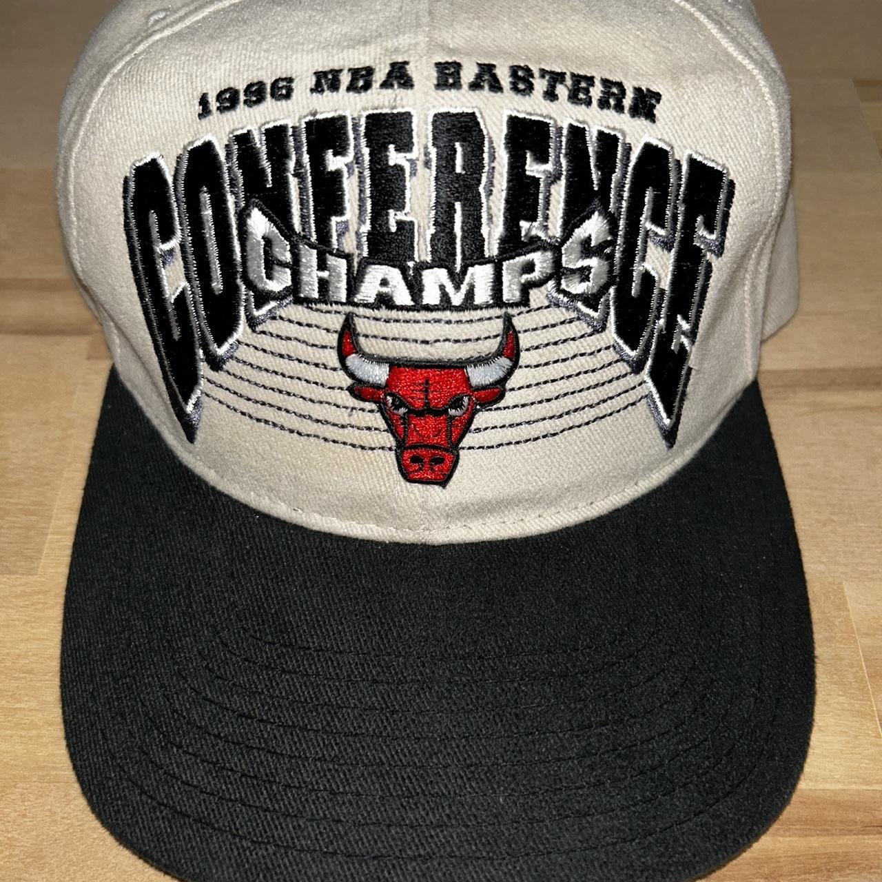 Vintage Chicago Bulls 1996 Eastern Conference Champions Snapback Hat Starter