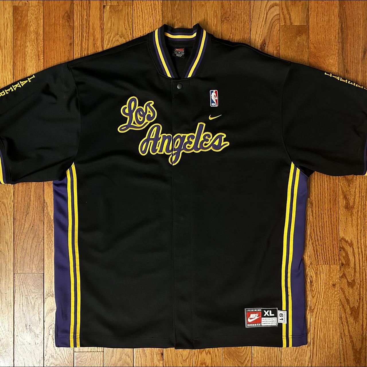 Nike Los Angeles Lakers Vintage Warm Up - Depop