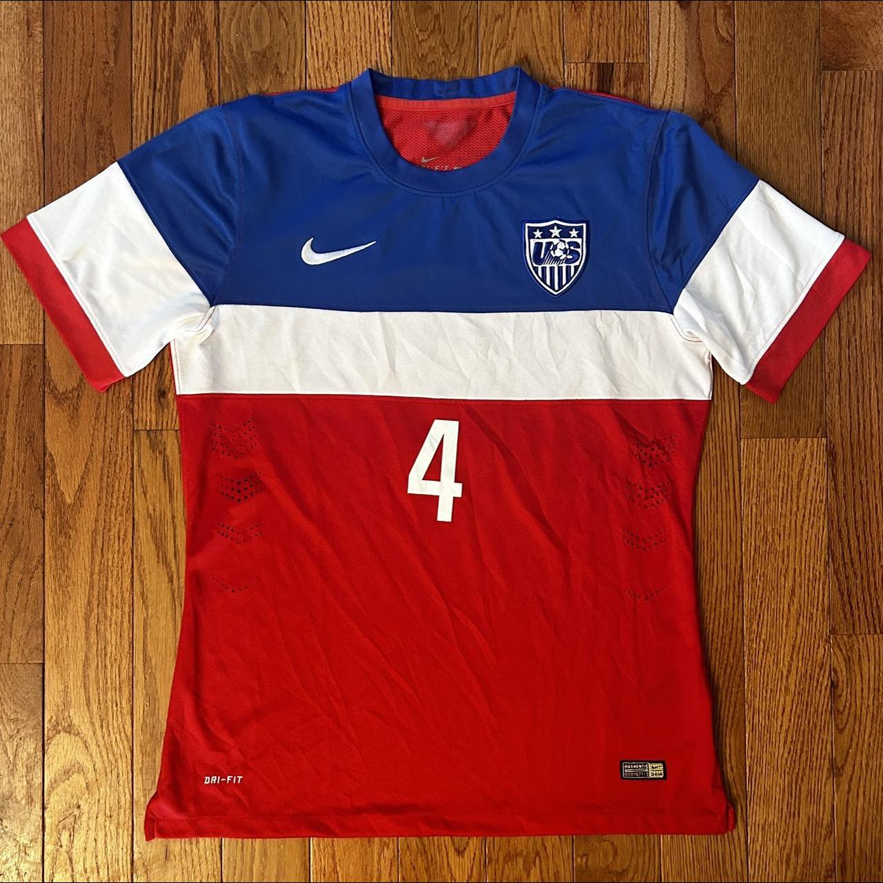 NIKE MICHAEL BRADLEY USA AUTHENTIC HOME JERSEY FIFA WORLD CUP 2014