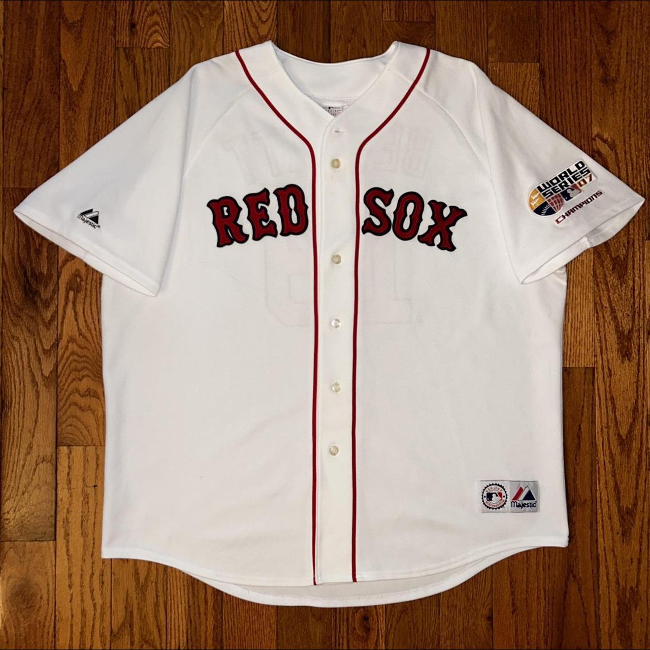 3/4 zip pullover Boston Red Sox baseball team - Depop