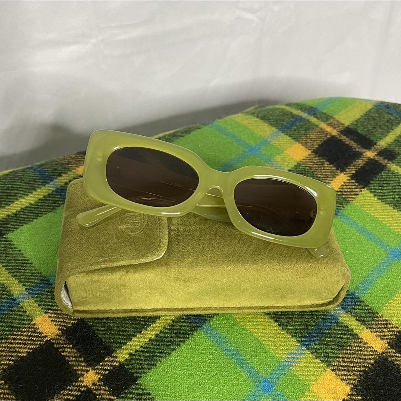 Women's Green Sunglasses Depop