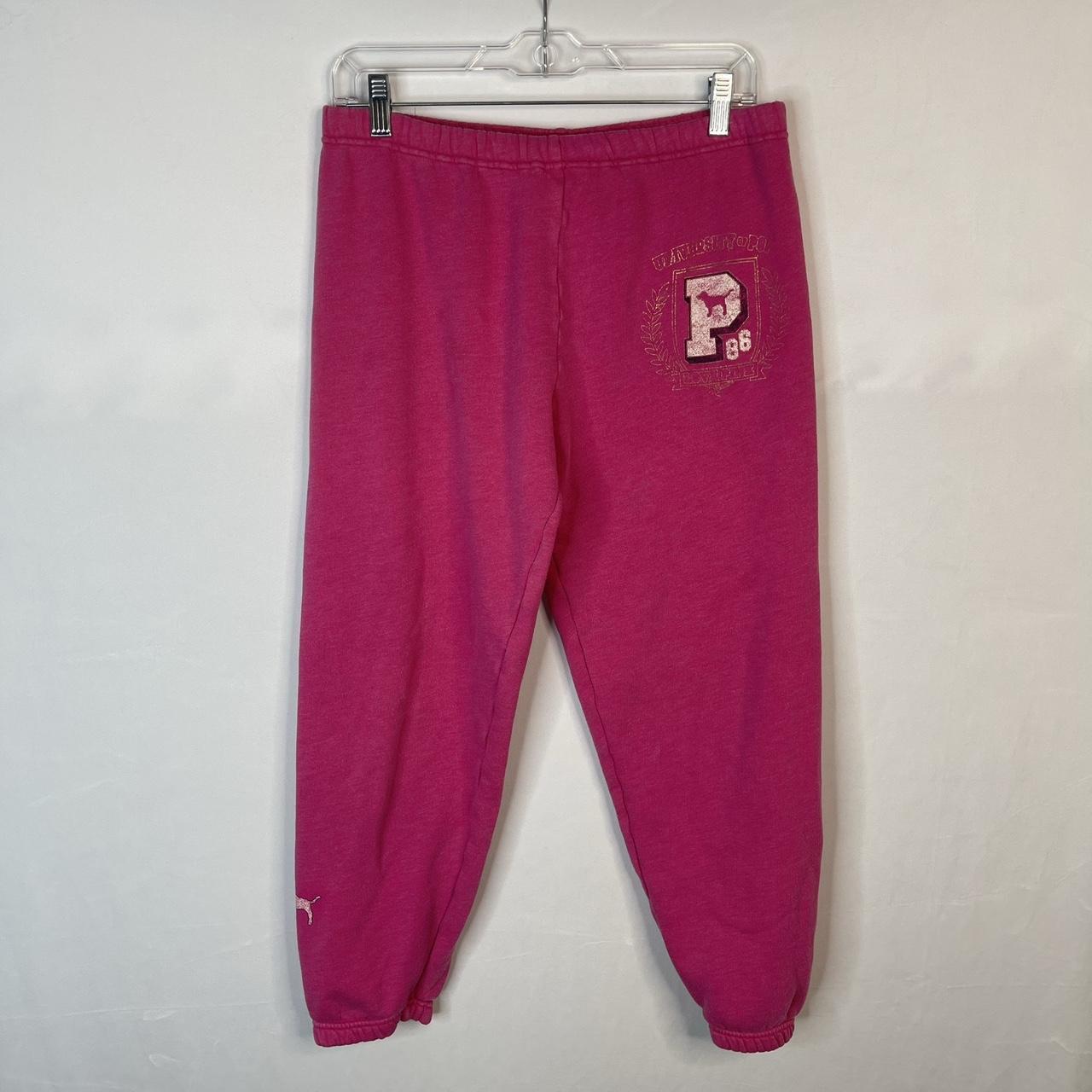 Cutest Victoria's Secret pink sweatpants so cozy and - Depop
