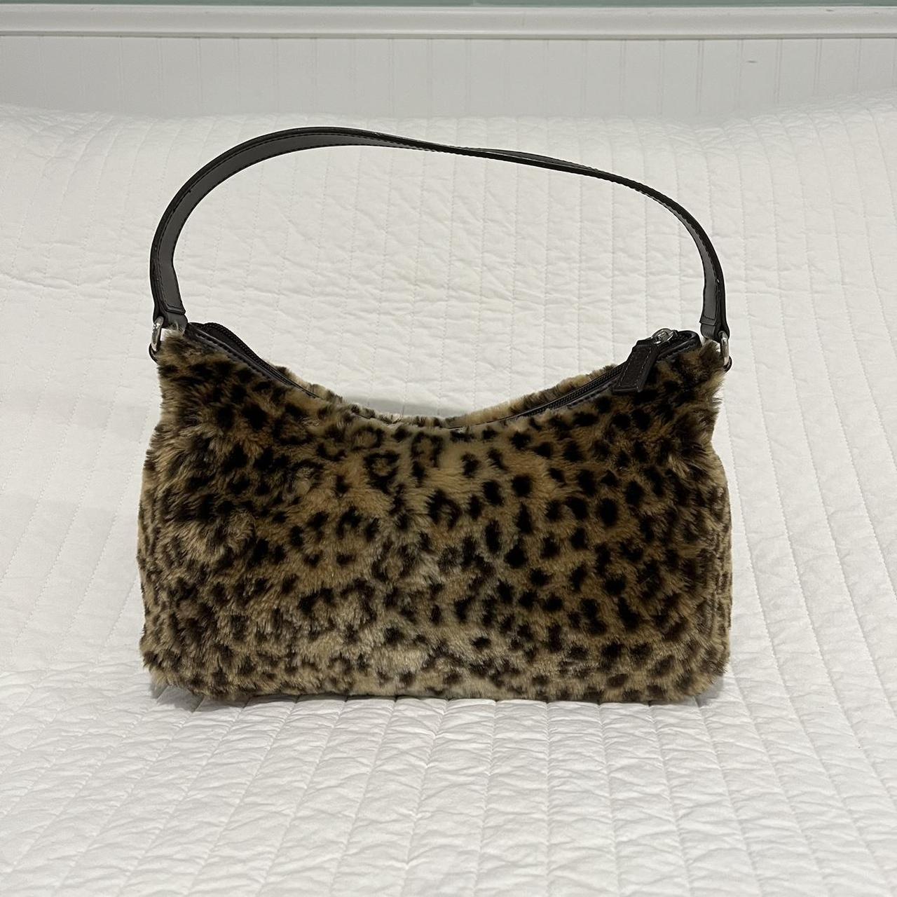 🐆 Faux Fur Cheetah Purse 🐆 Fuzzy Y2k Mini Shoulder Depop 0558