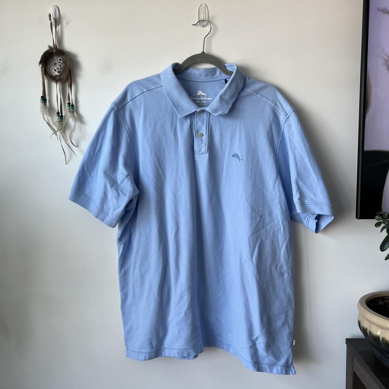 Tommy Bahama Men's Polo Shirt - Blue - XXL