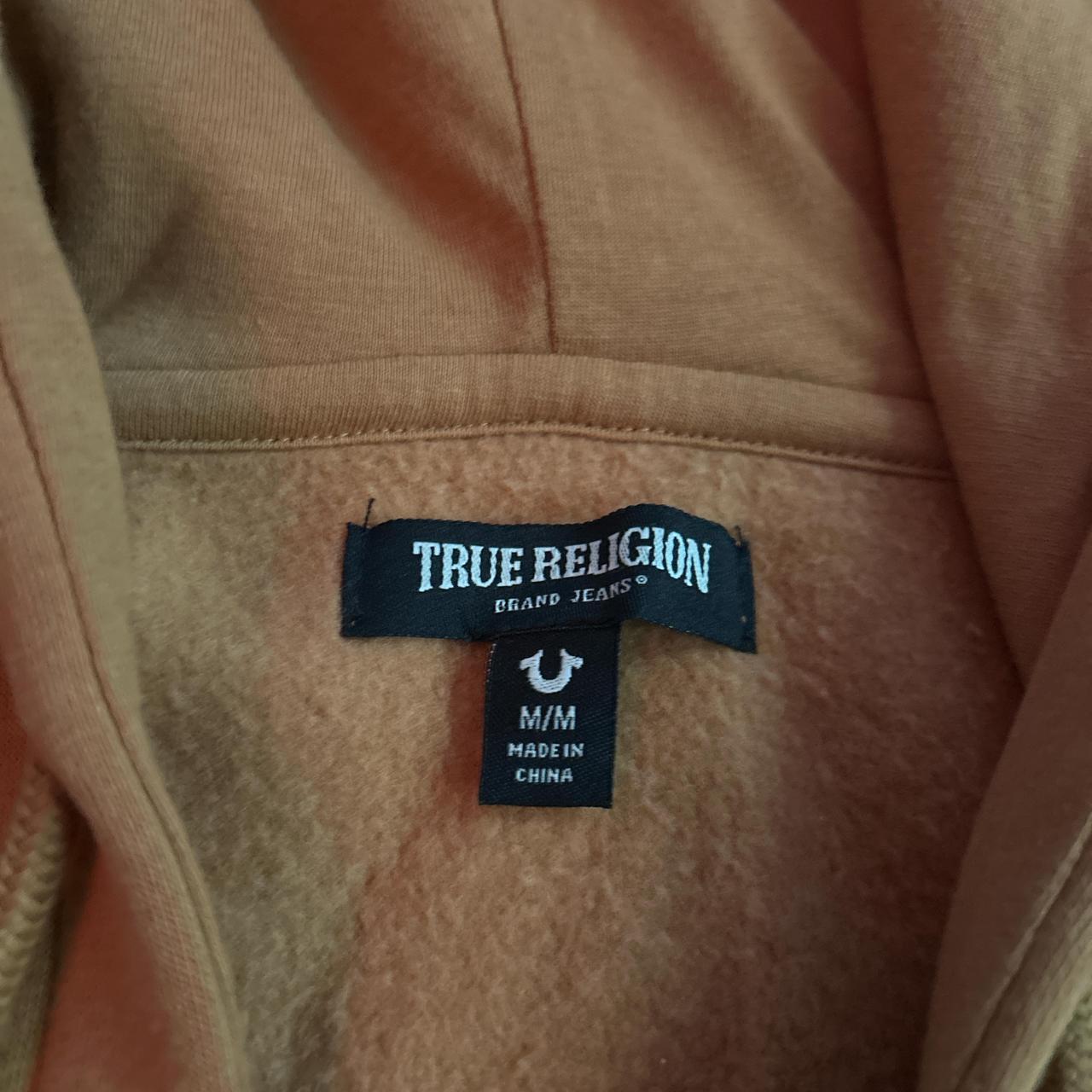 2002 True Religion brownish orange and blue | Depop