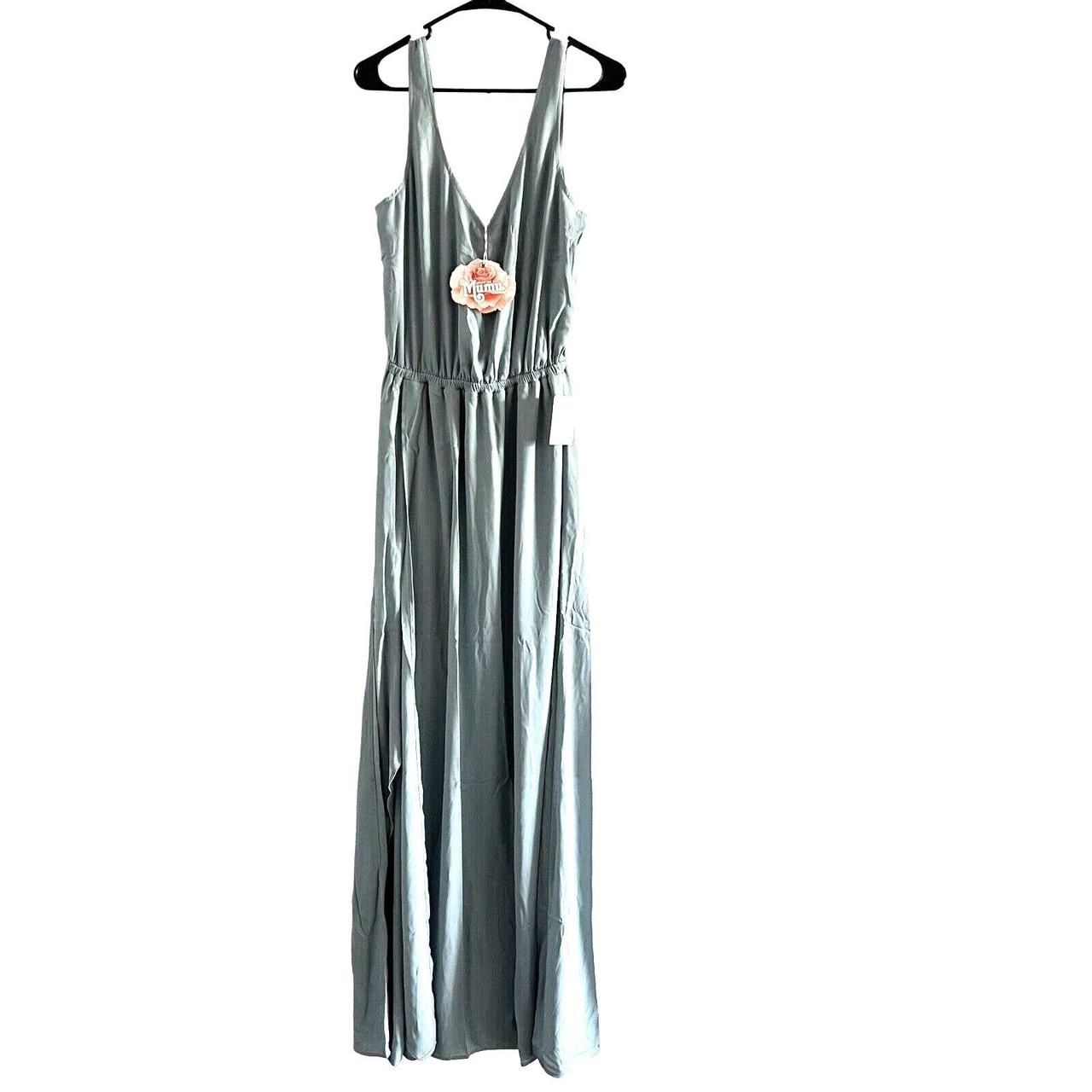 Show Me Your Mumu Large Kendall Maxi Dress Silver. Depop