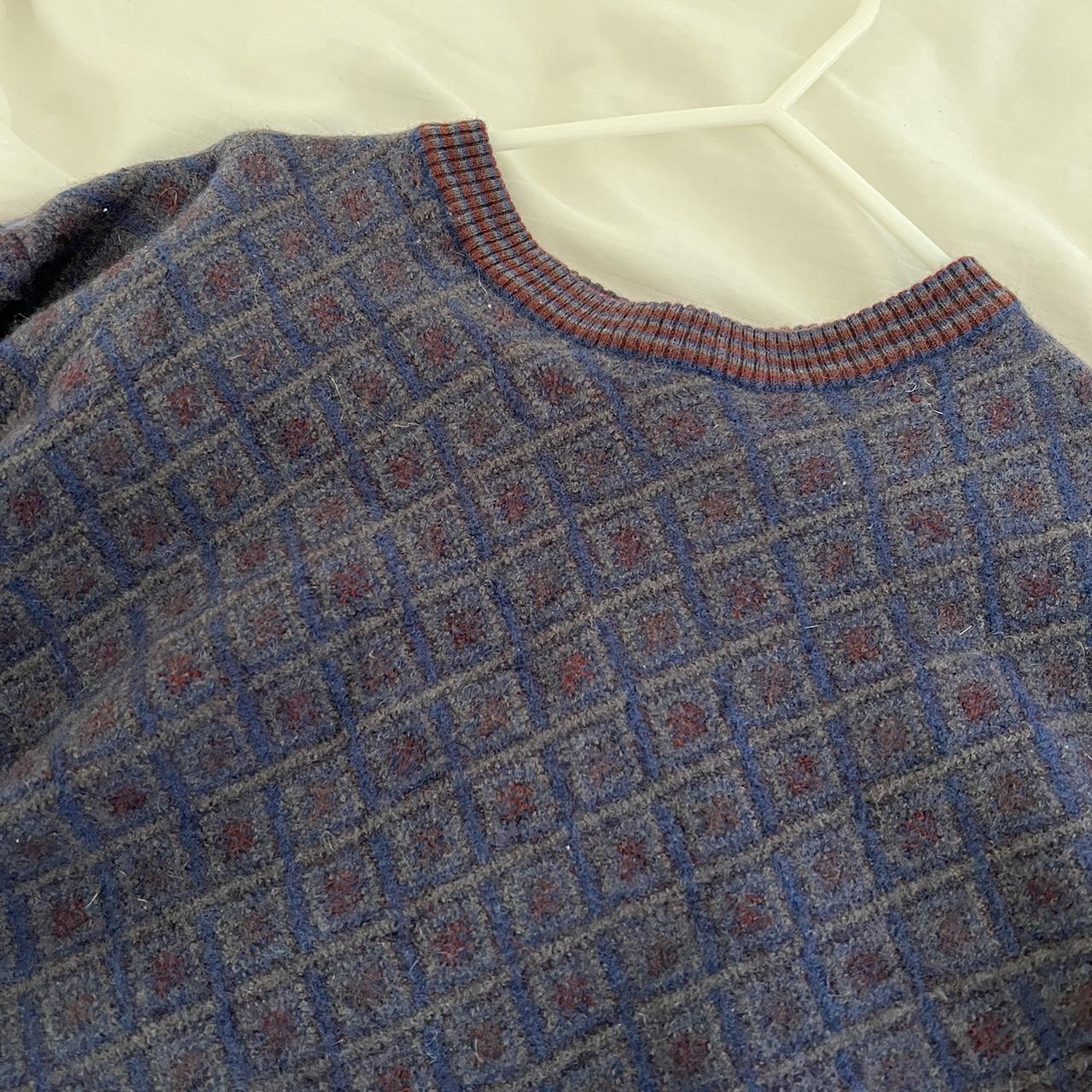 Vintage Argyle Sweater #vintage #y2k... - Depop