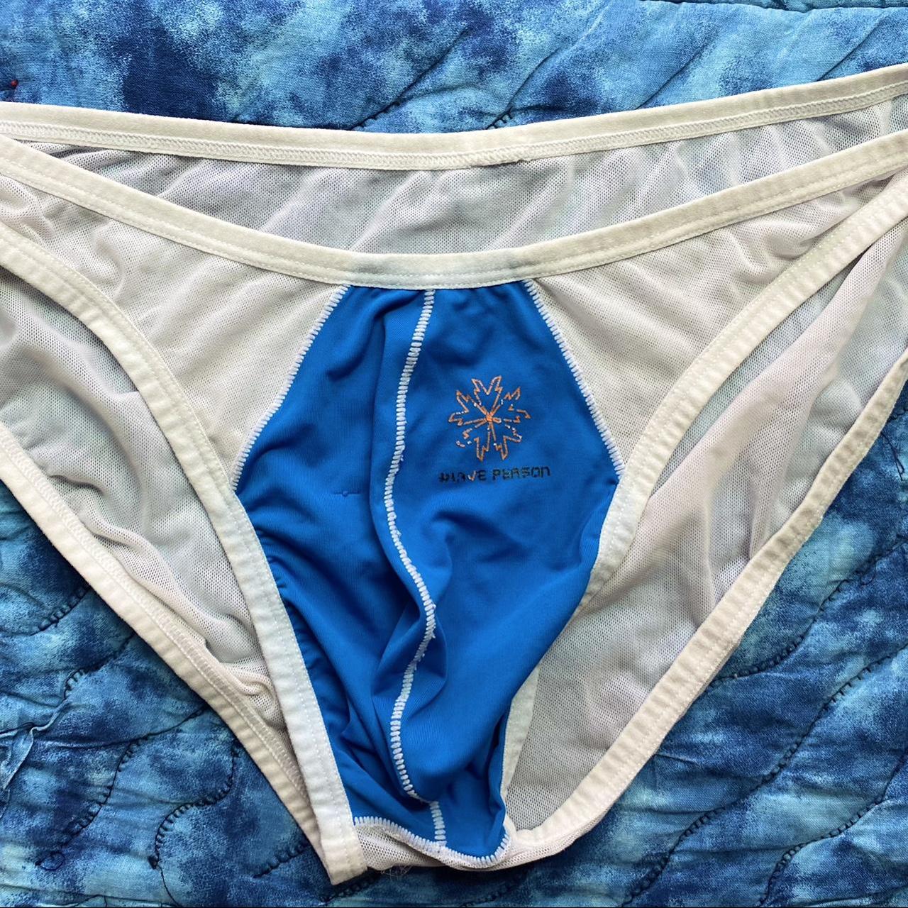 Men’s sheer back briefs Medium Good condition... Depop