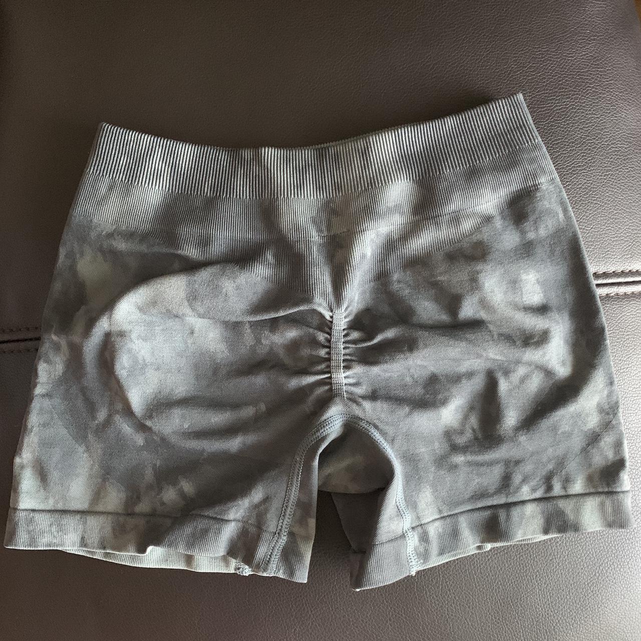 DARC SPORT Lobos Katya Seamless Shorts in Wolf Gray... - Depop