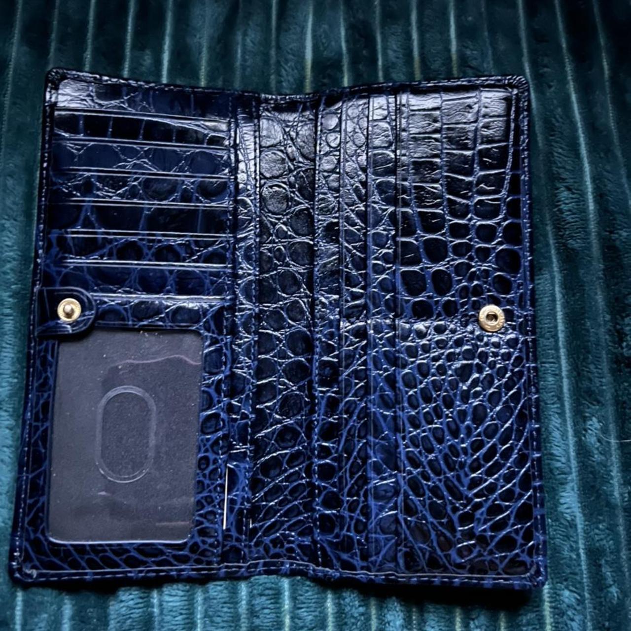 Brahmin Women's Blue Walletpurses Depop