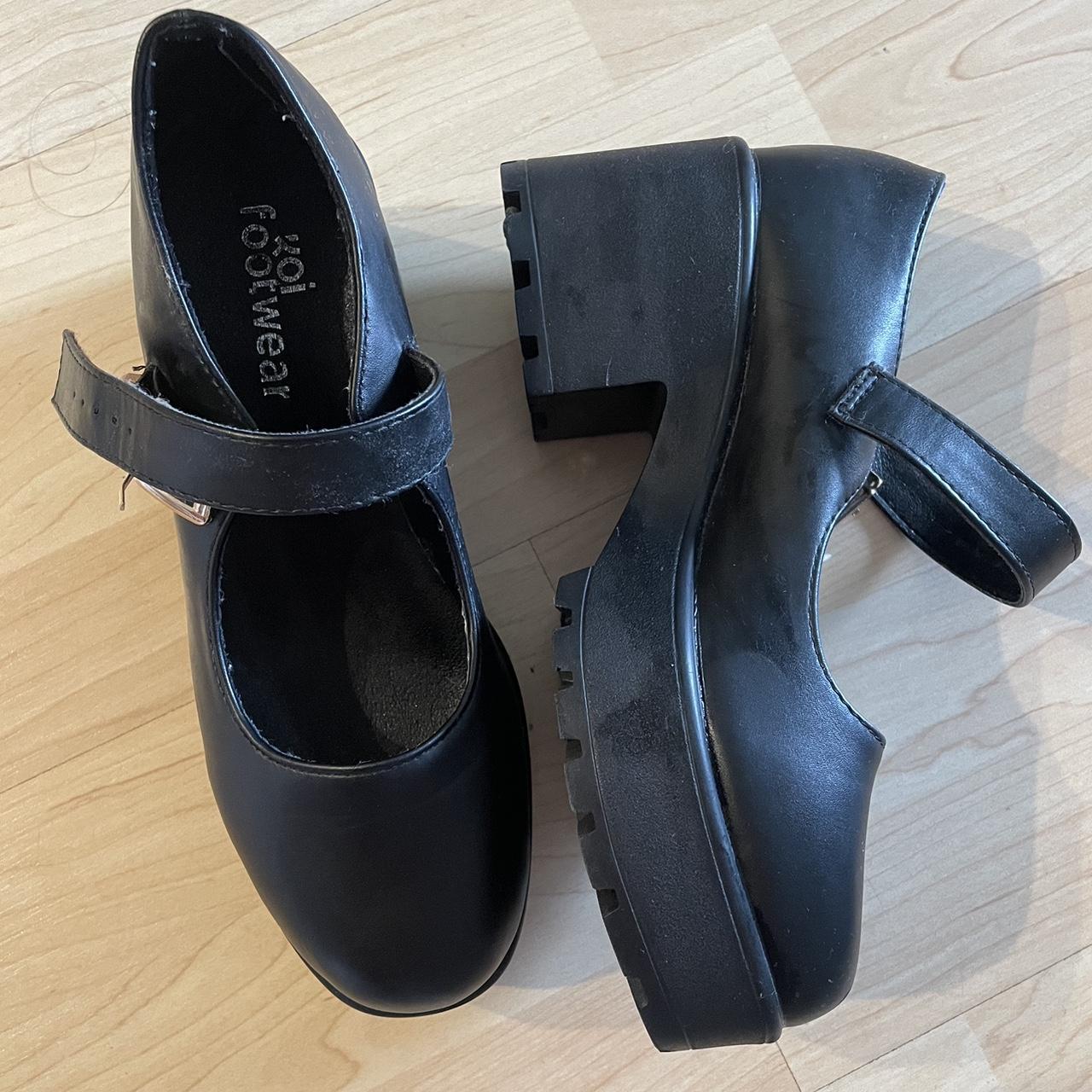 Koi footwear Mary Janes Vegan leather Worn once... Depop