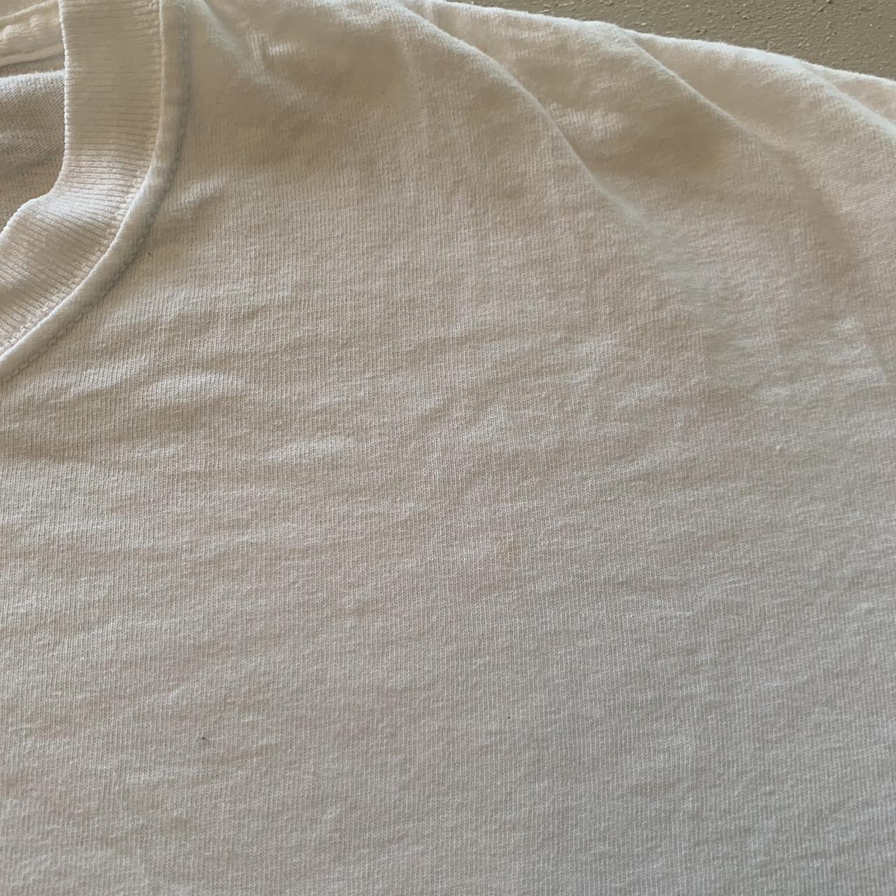 Jerzees Men's White T-shirt | Depop