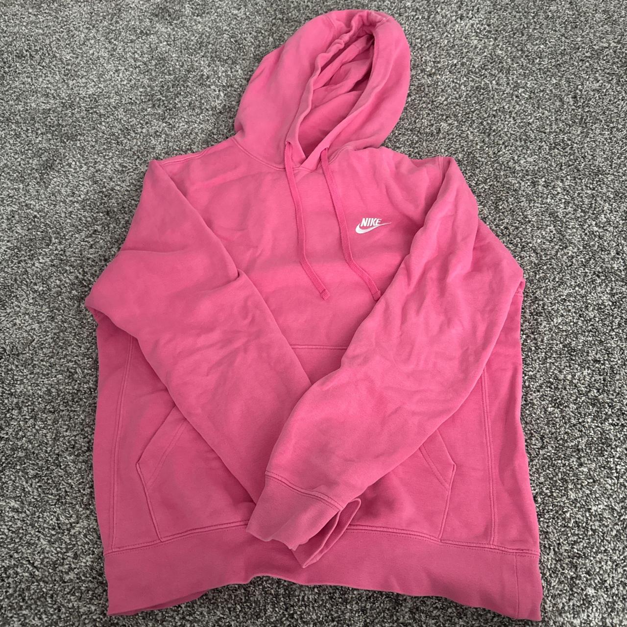 rose pink nike hoodie