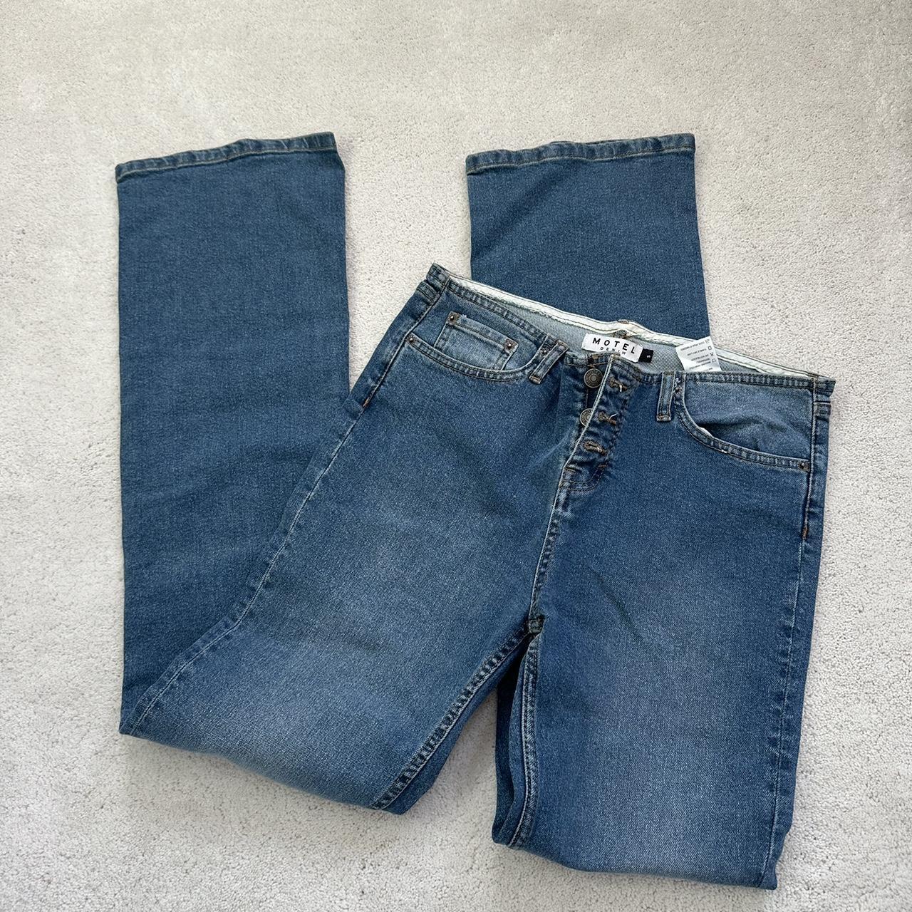 motel low waisted denim IAMGIA inspired jeans Depop