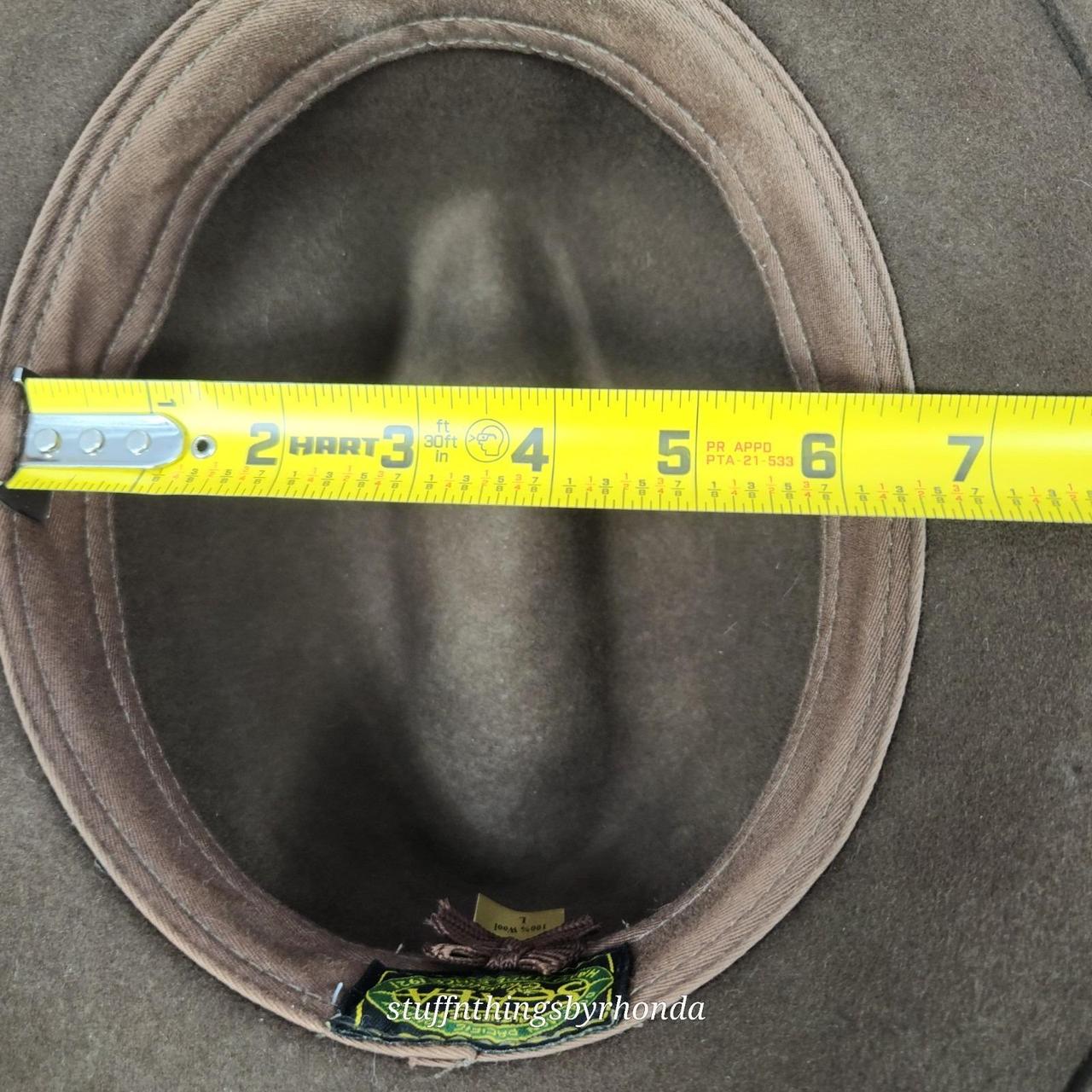 Scala Men's Hat - Brown – Scala 100% Wool Outback… - image 6