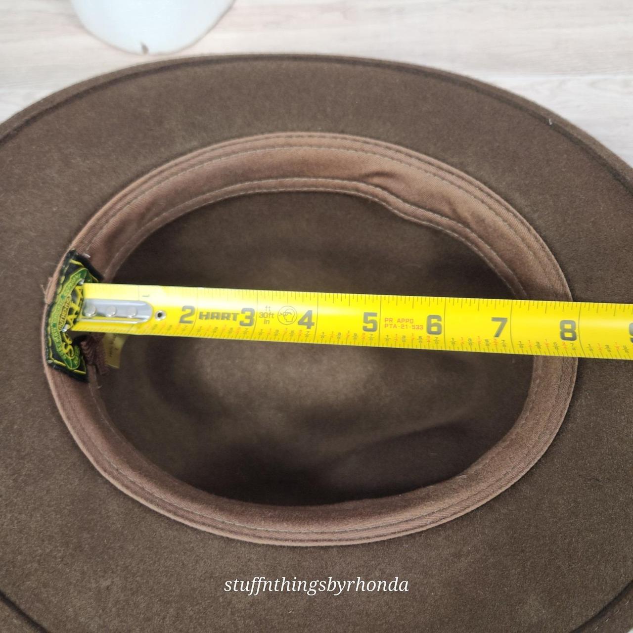 Scala Men's Hat - Brown – Scala 100% Wool Outback… - image 5