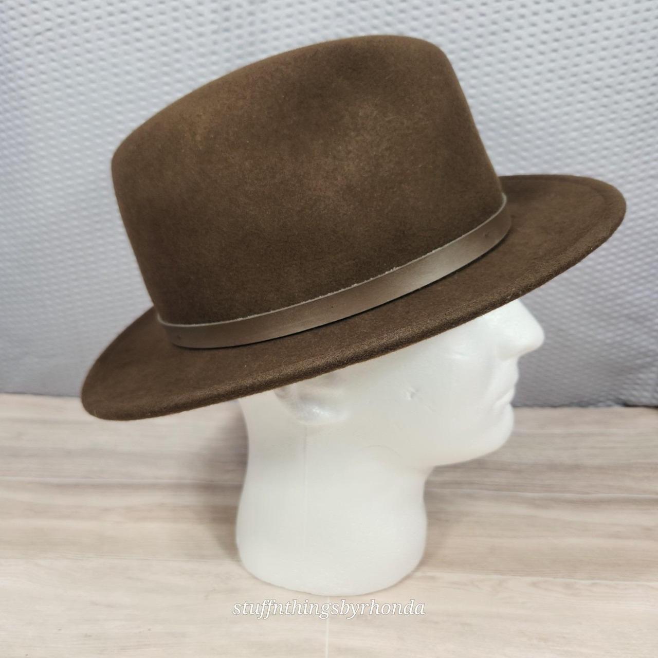 Scala Men's Hat - Brown – Scala 100% Wool Outback… - image 2