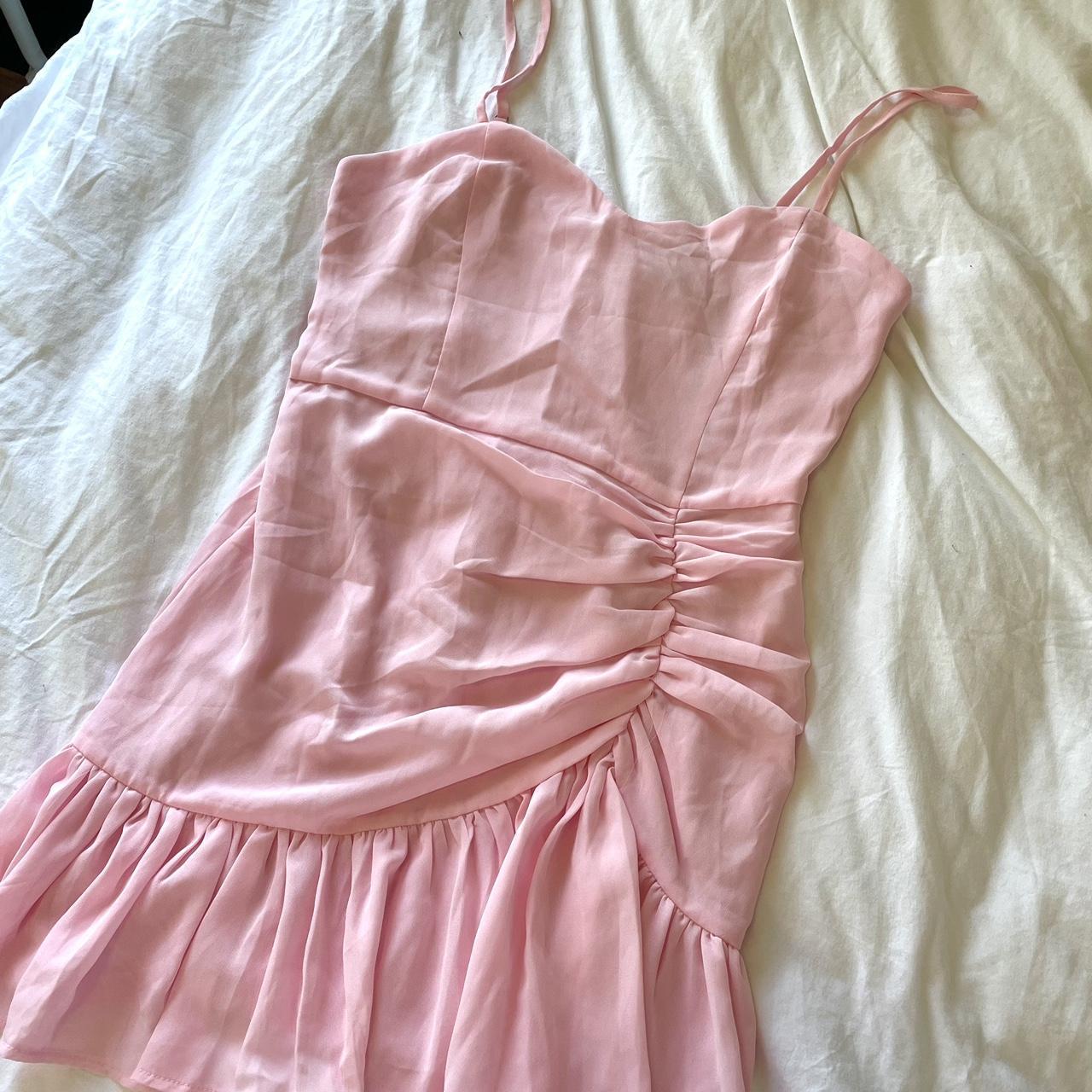 HELLO MOLLY Ruffled Out Dress Pink