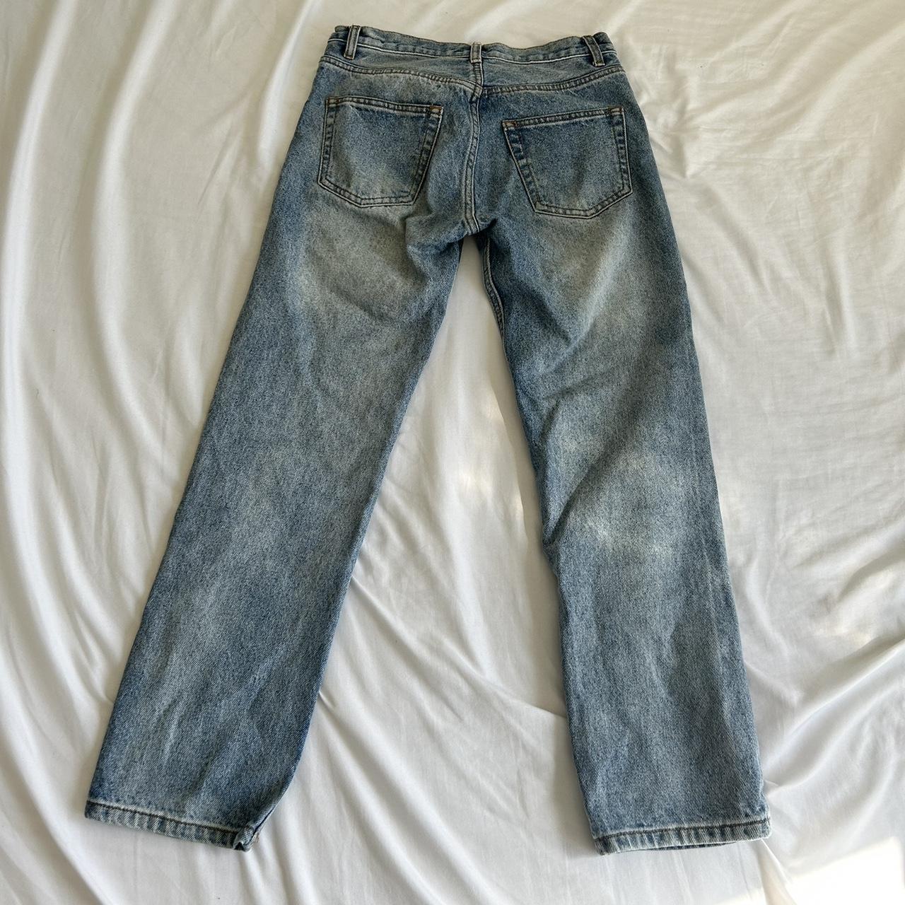 Brandy Melville mom jeans Multiple buttons... - Depop