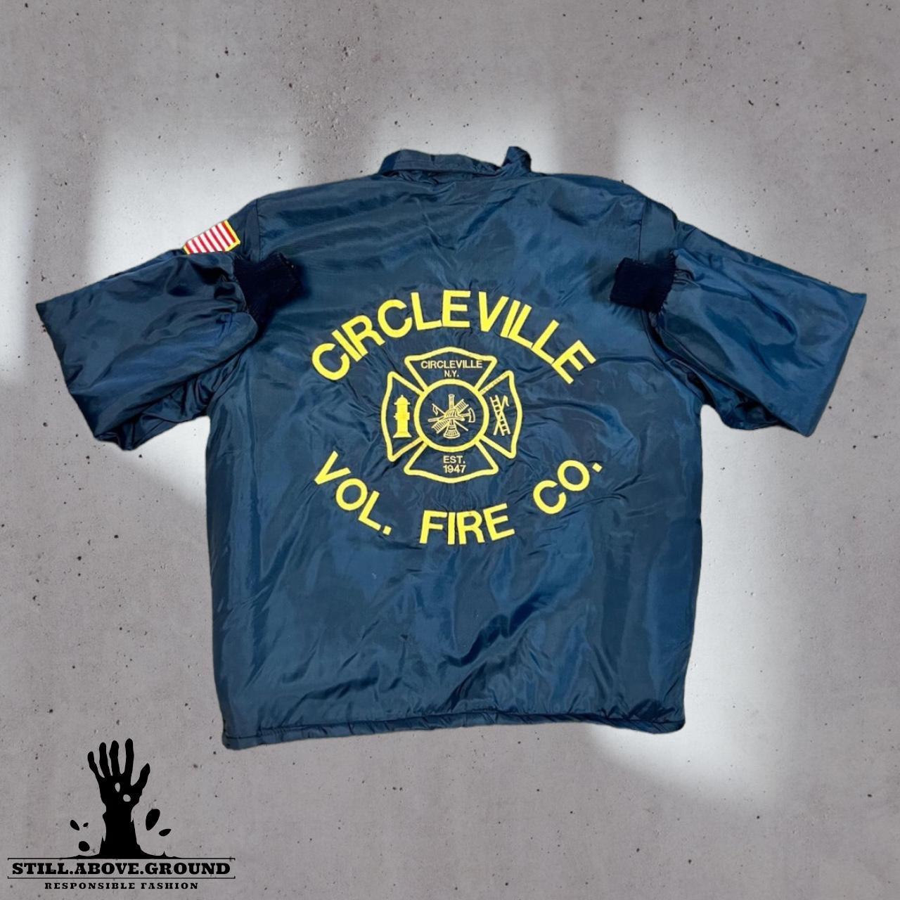 Vintage Circleville Volunteer Fire Dept. “Pat” Heavy... - Depop