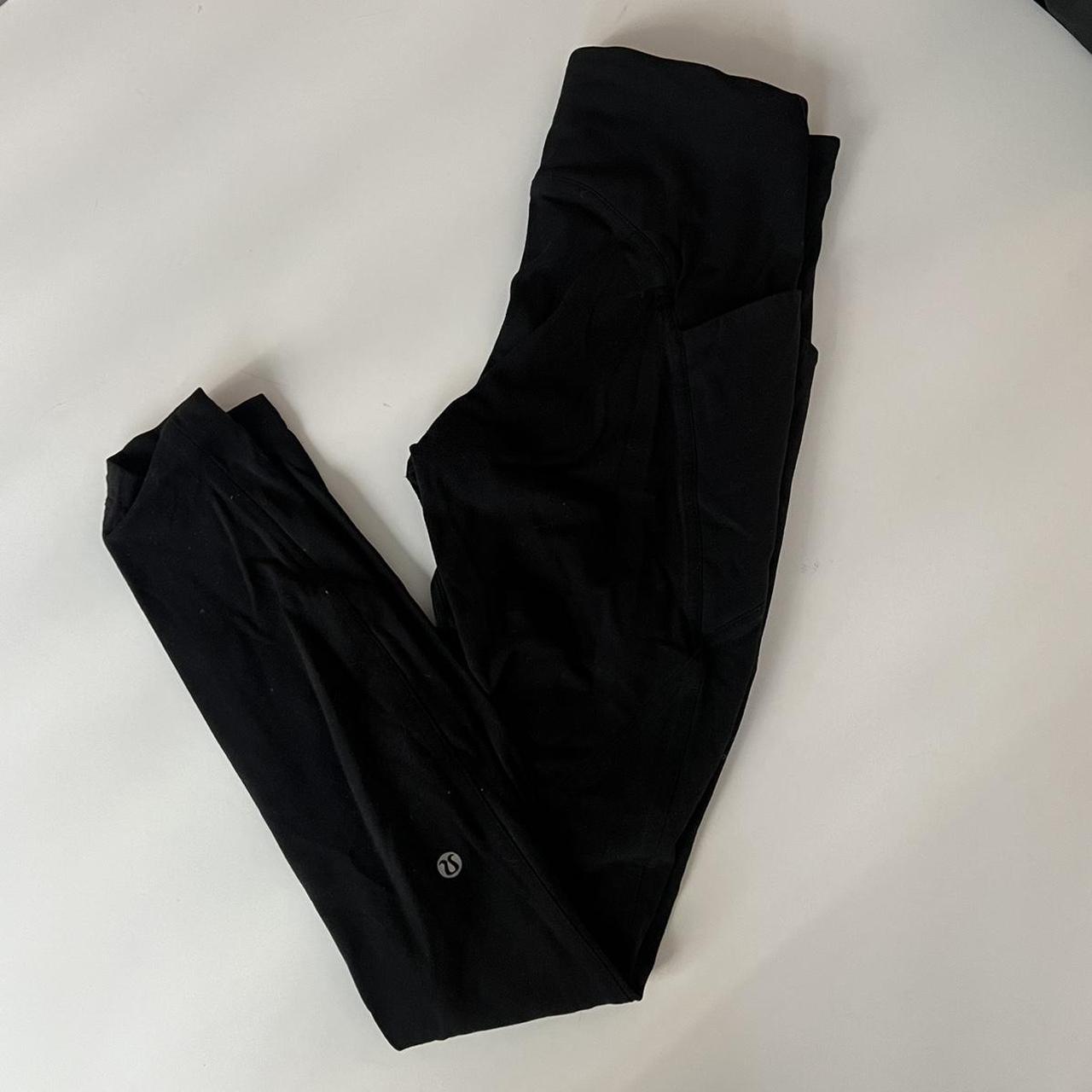 Black Lululemon leggings Size: 4 Brand: - Depop
