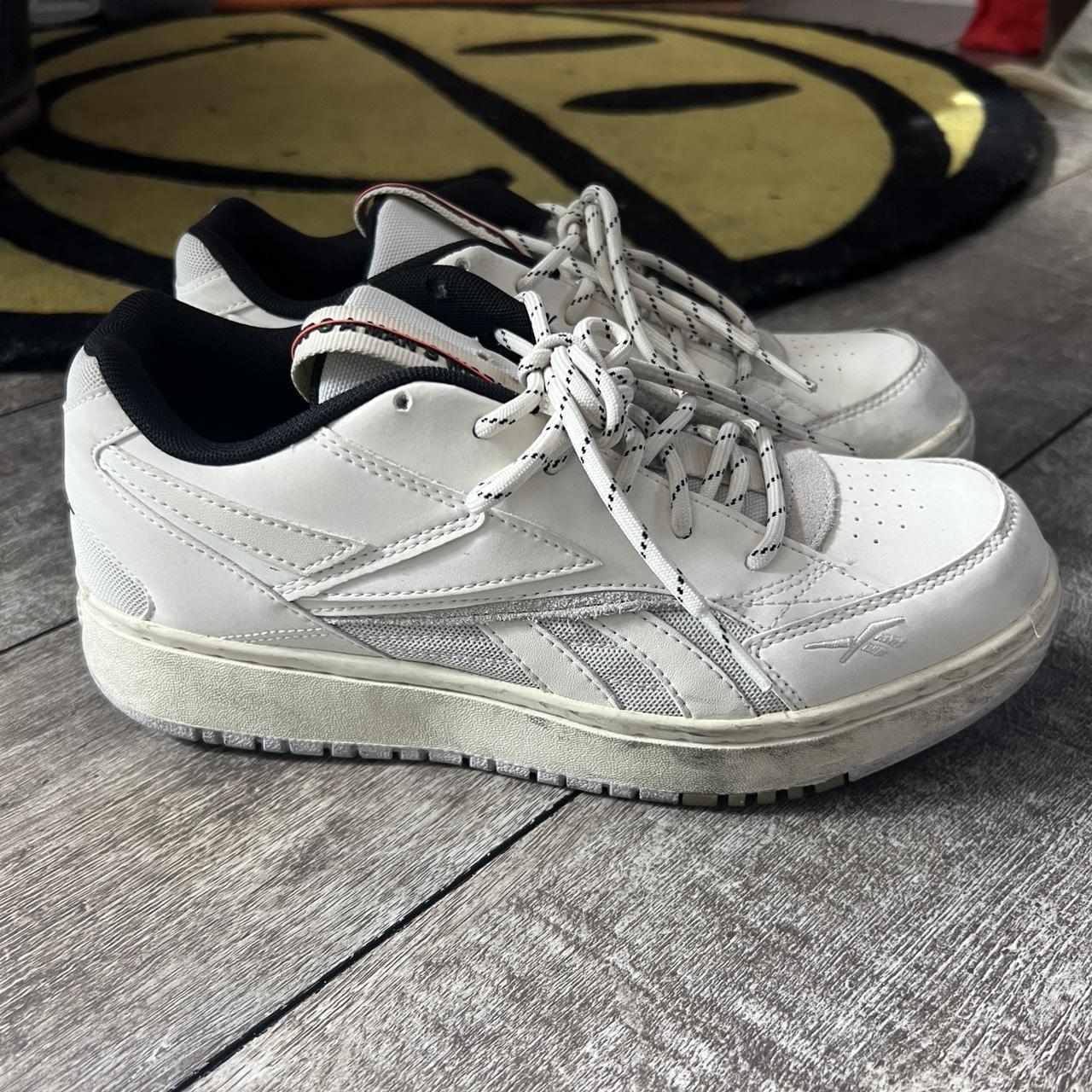 cream reebok trainers
