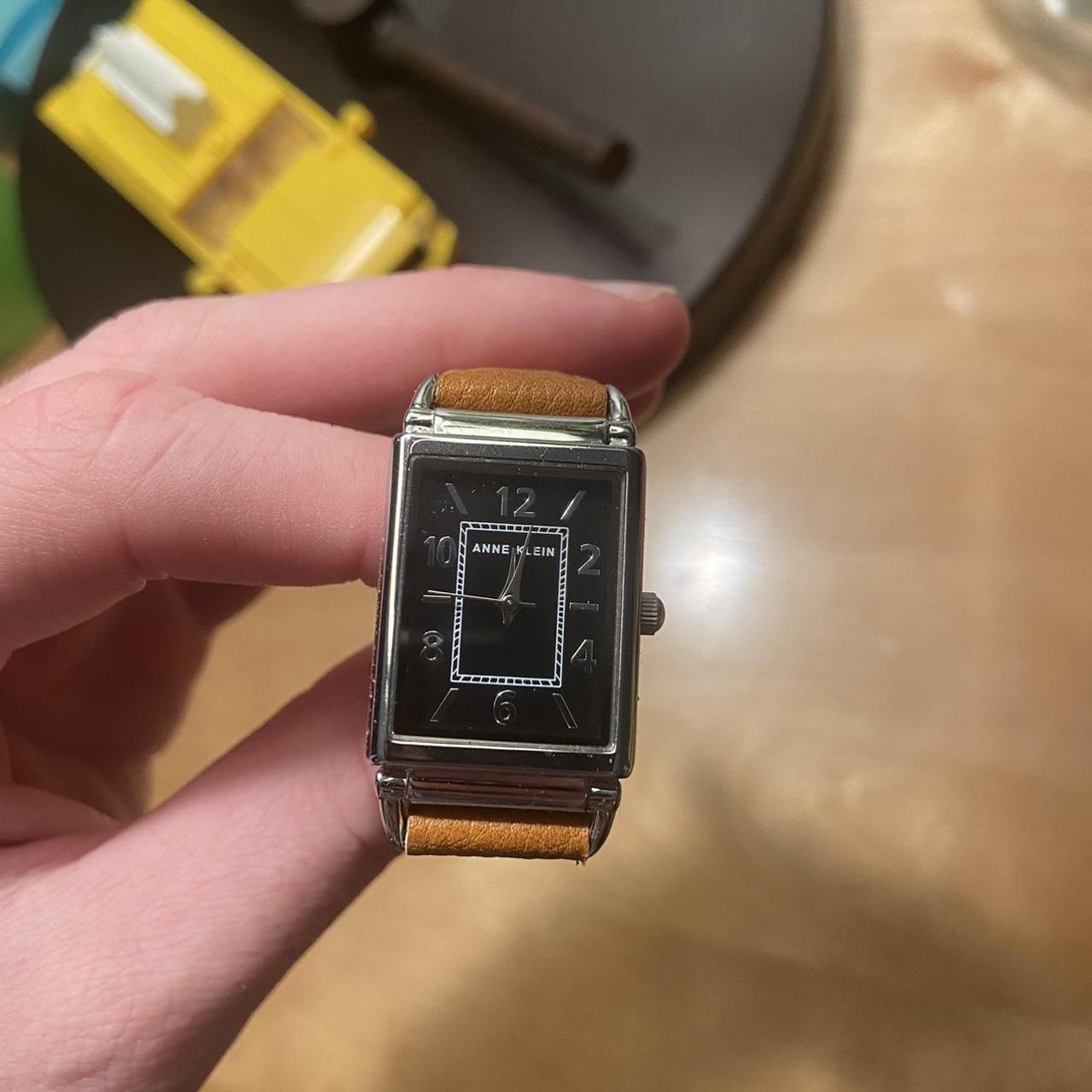 Anne Klein Women's Tan and Black Watch