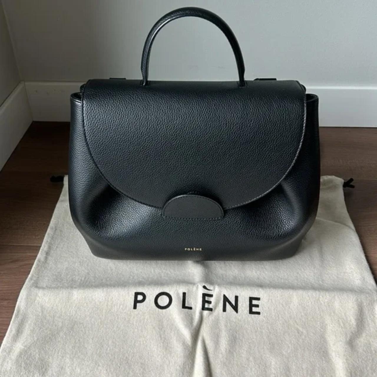 POLÈNE Numéro Un BLACK Polene Bag | Luxury Parisian Designer Collection | Coveti