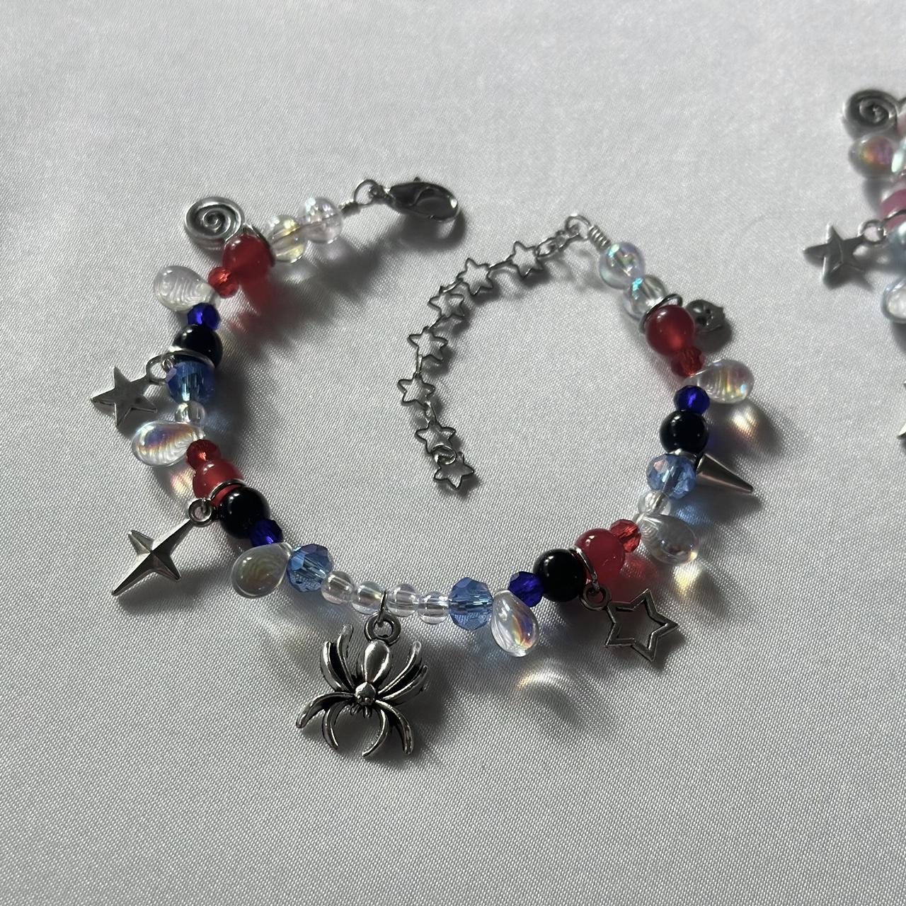 spider-man into the spider verse wire-wrapped charm... - Depop