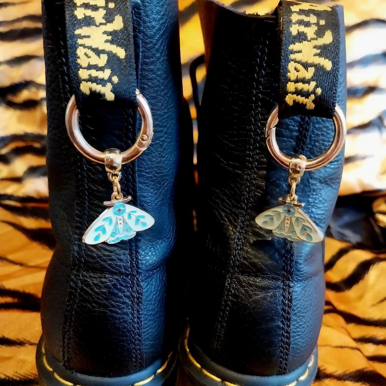 Moth Doc charms for Doc Martens boots goth emo punk... - Depop