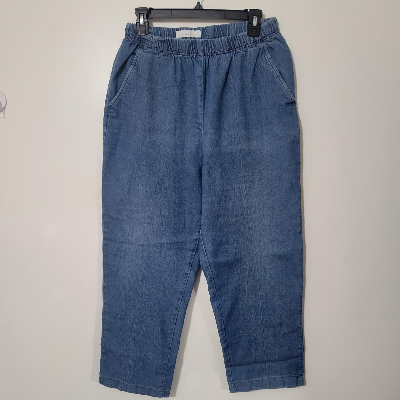 LARGE Vintage Denim Pull Up Jeans | High Waisted | |... - Depop
