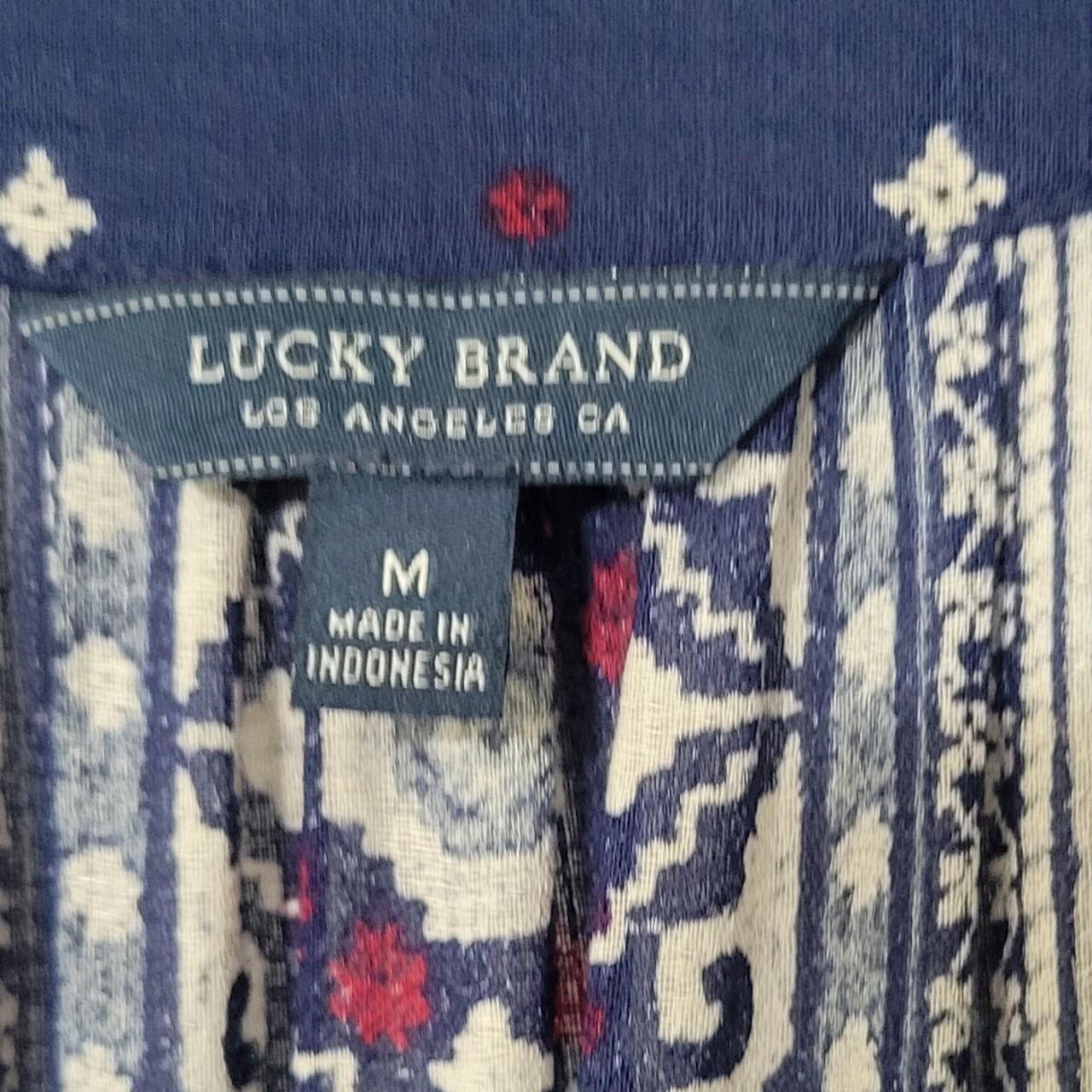 LUCKY BRAND Top MEDIUM Shirt Bell Sleeves Depop