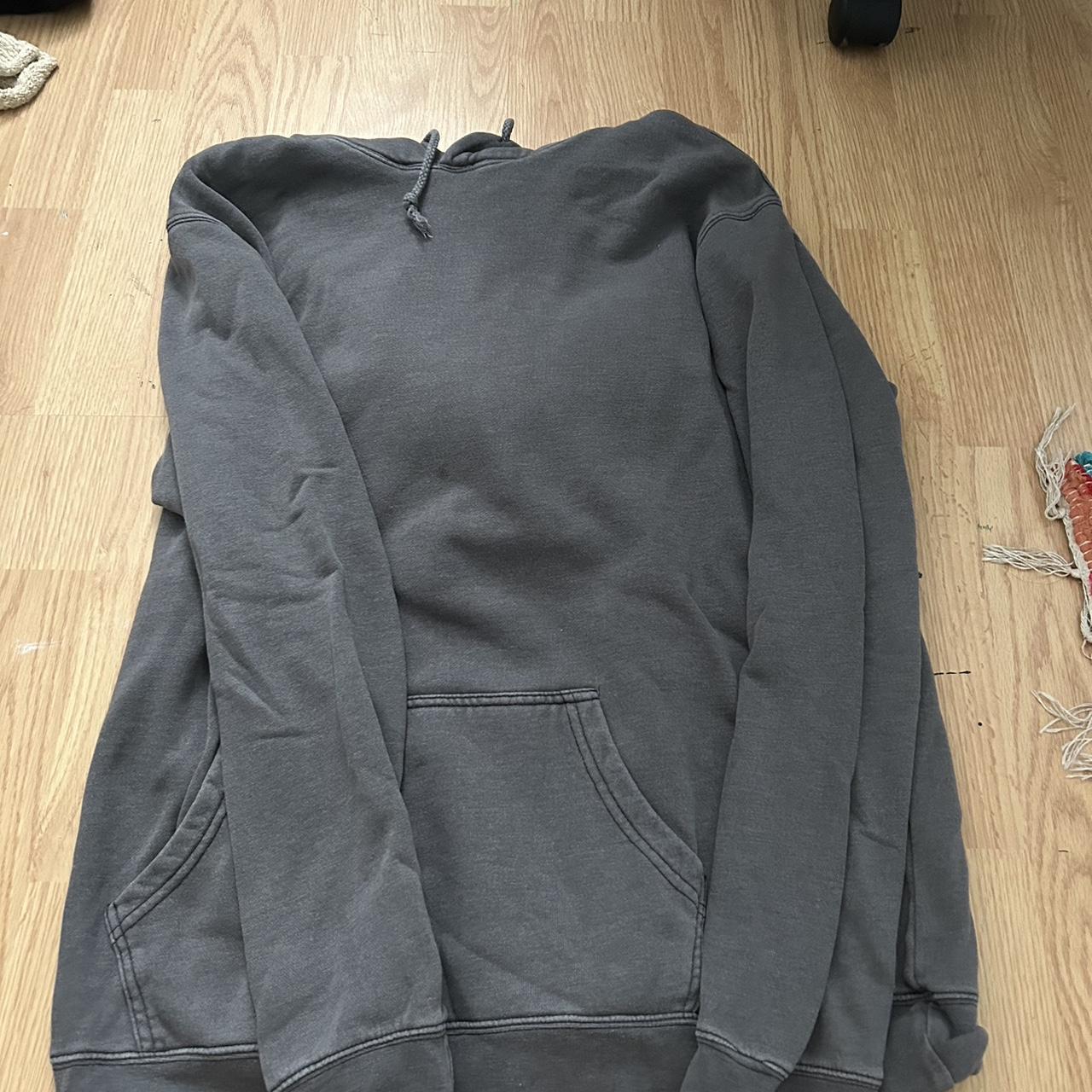 light grey oversized pacsun hoodie. size... - Depop