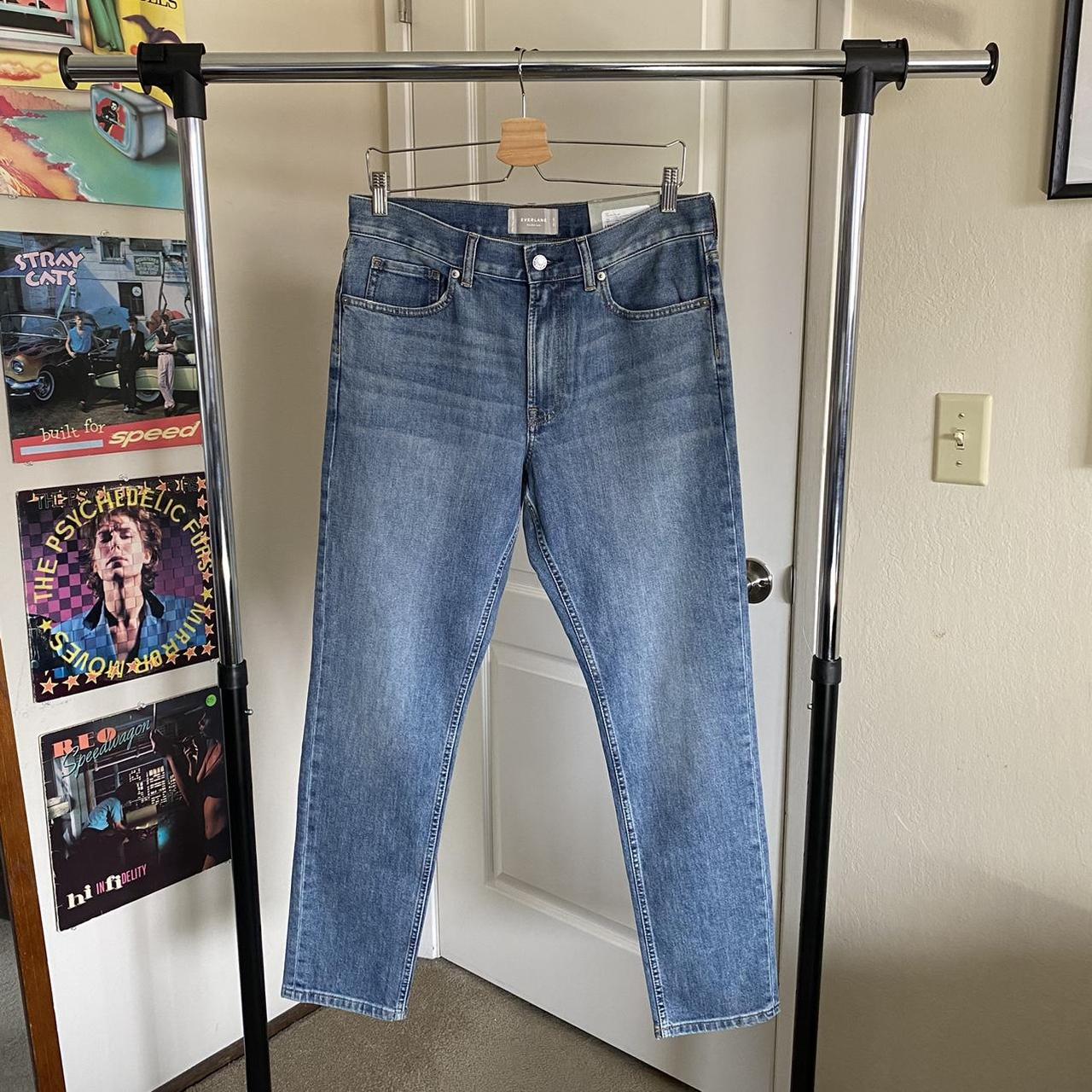 Everlane Men's Blue Jeans Depop