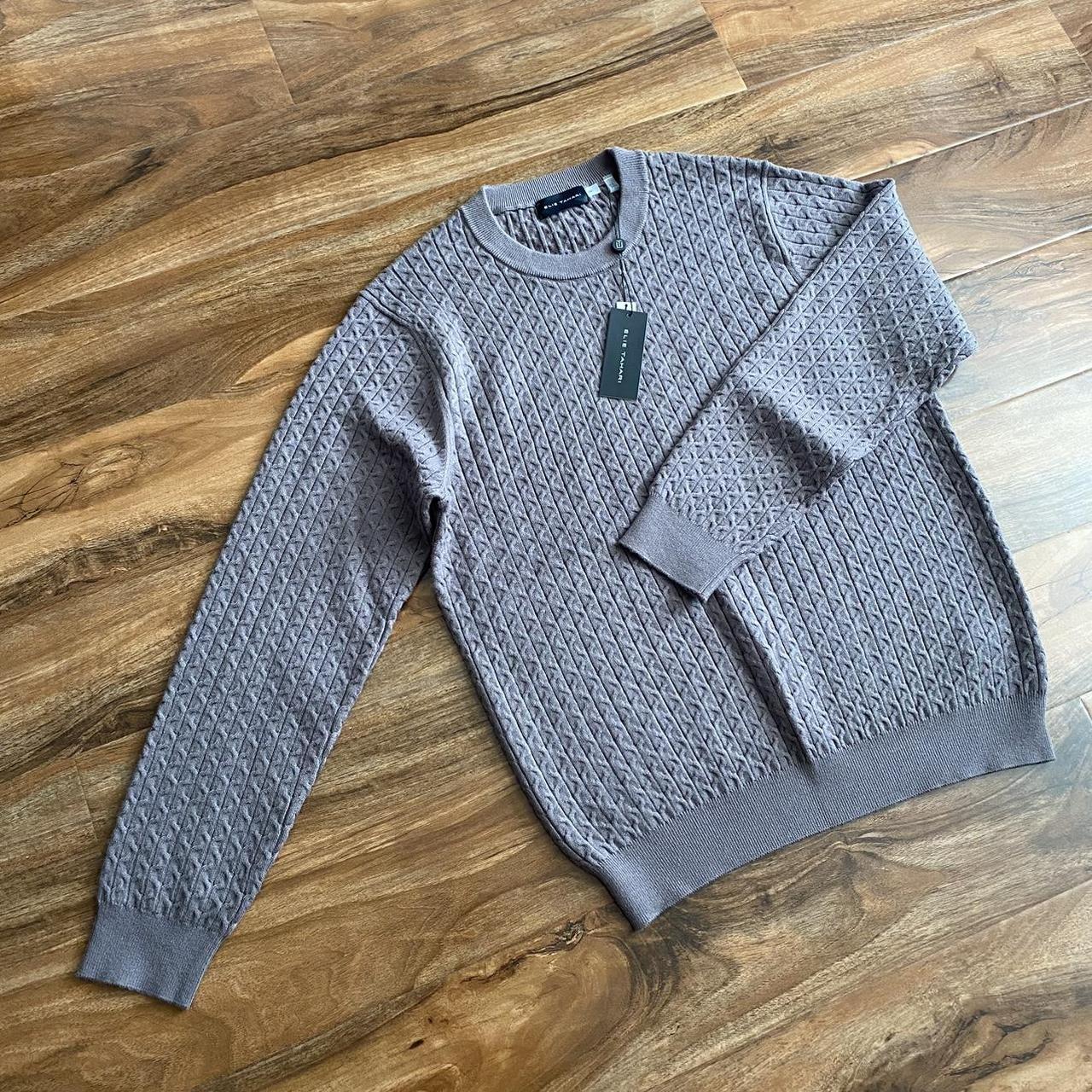 Elie Tahari Viscose Blend Sweater Taupe Size M Depop