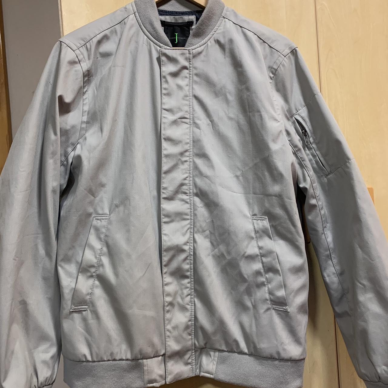 Jasper Conran Men's Grey Jacket Depop