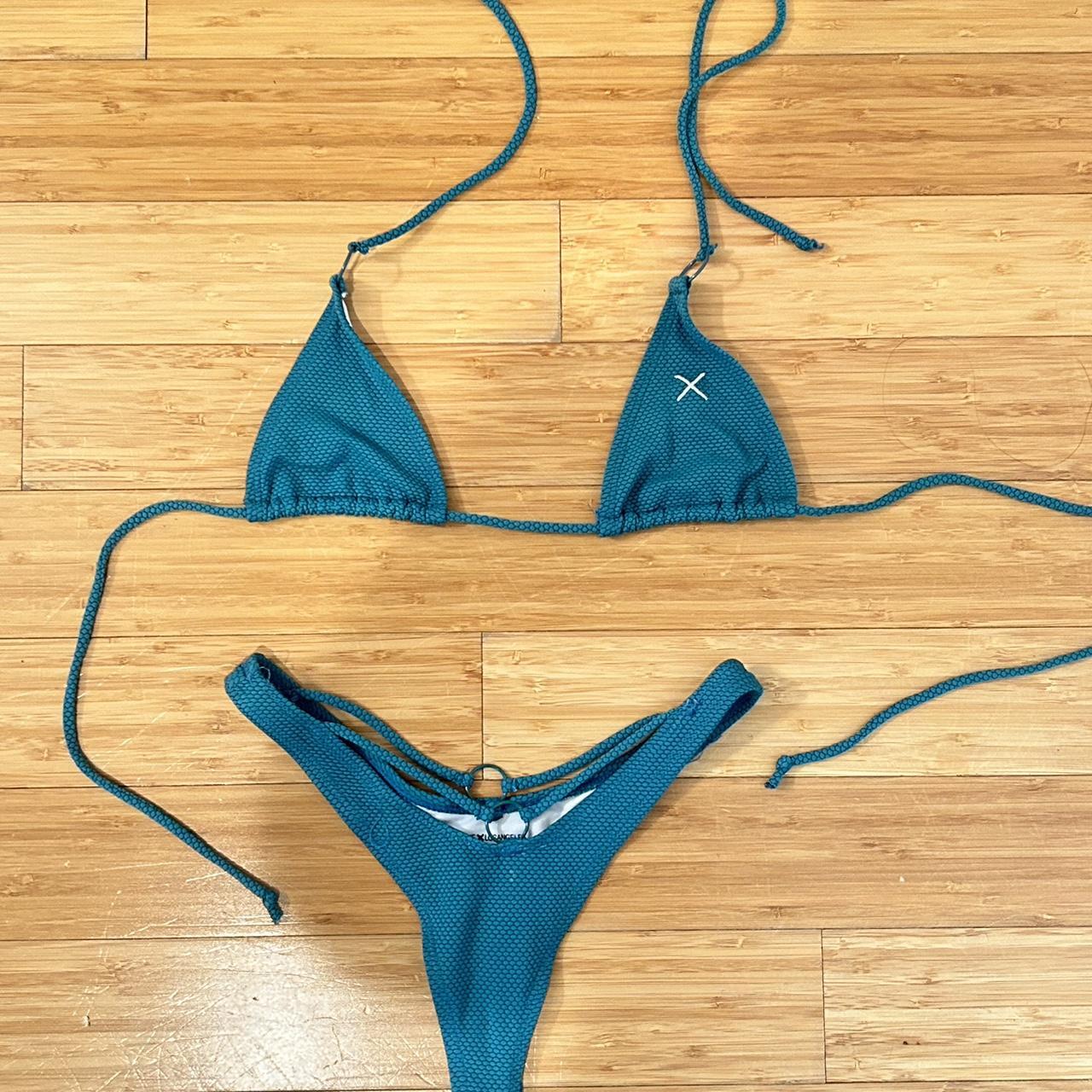 Blue boutine la bikini set boutinela bluebikini... Depop