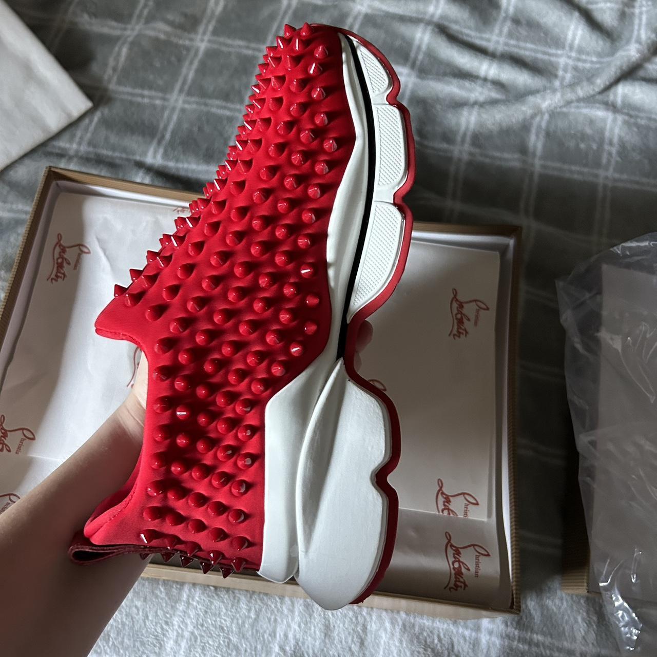 Louboutin spike sock donna best sale