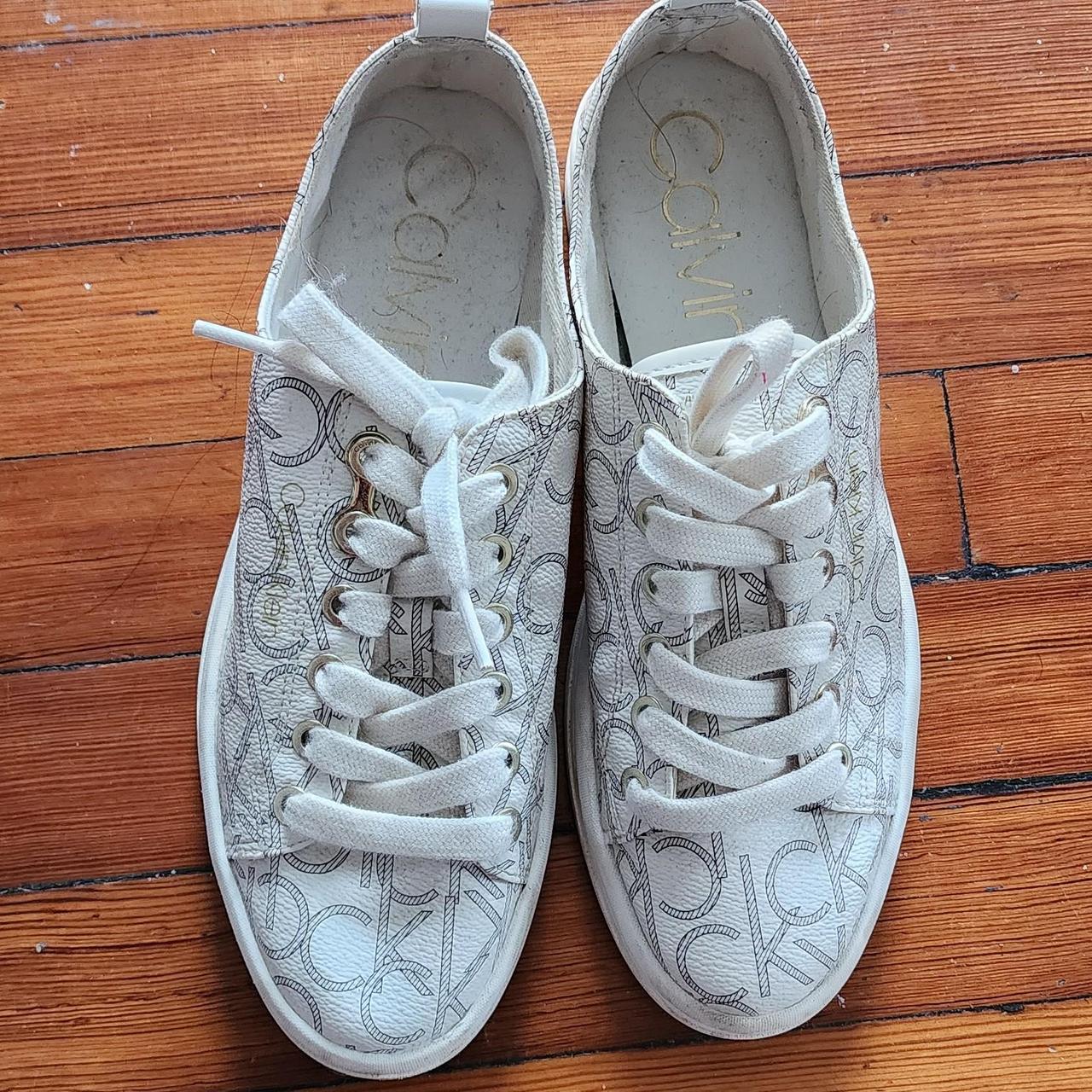 calvin klein logo sneakers