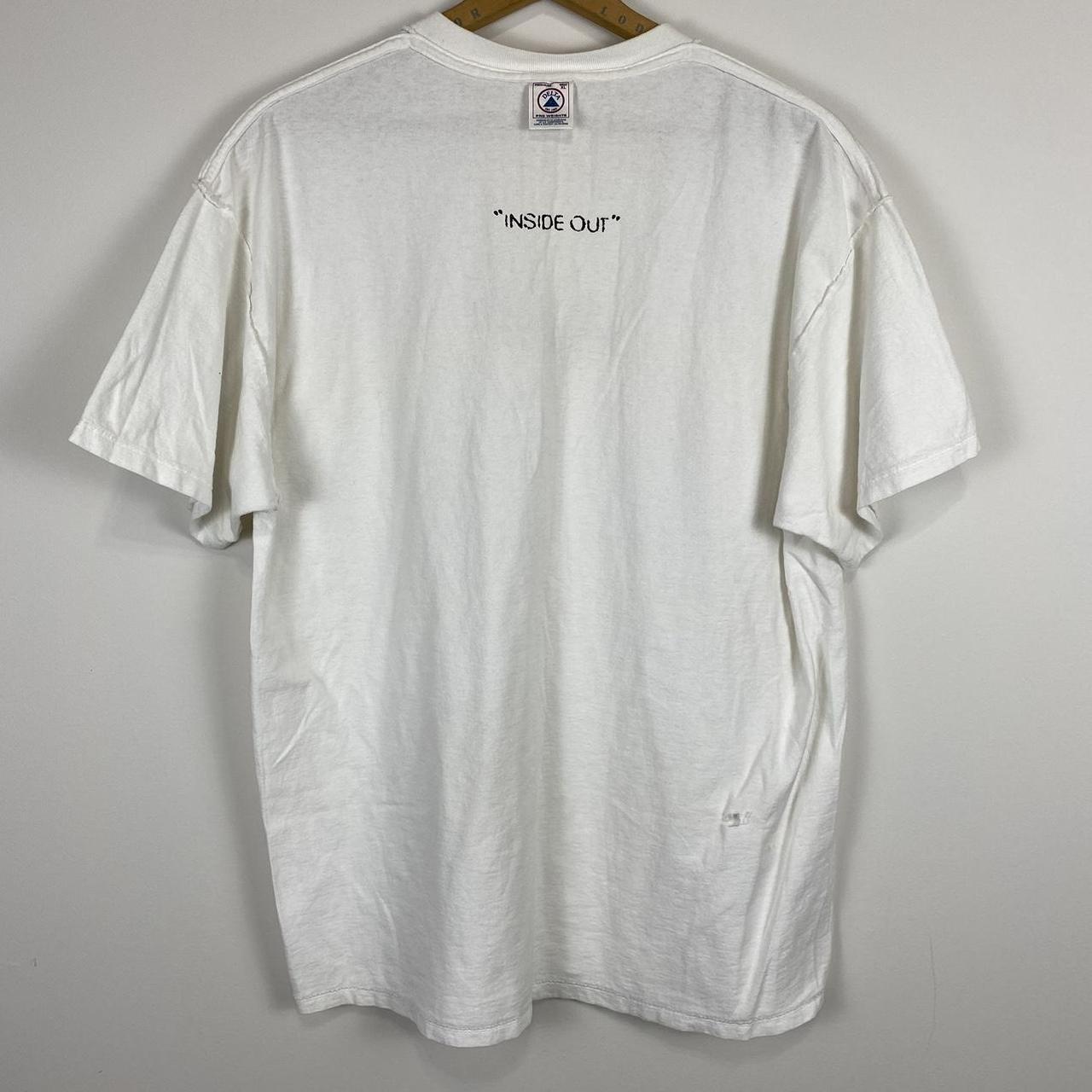 American Vintage Men's White and Black T-shirt | Depop